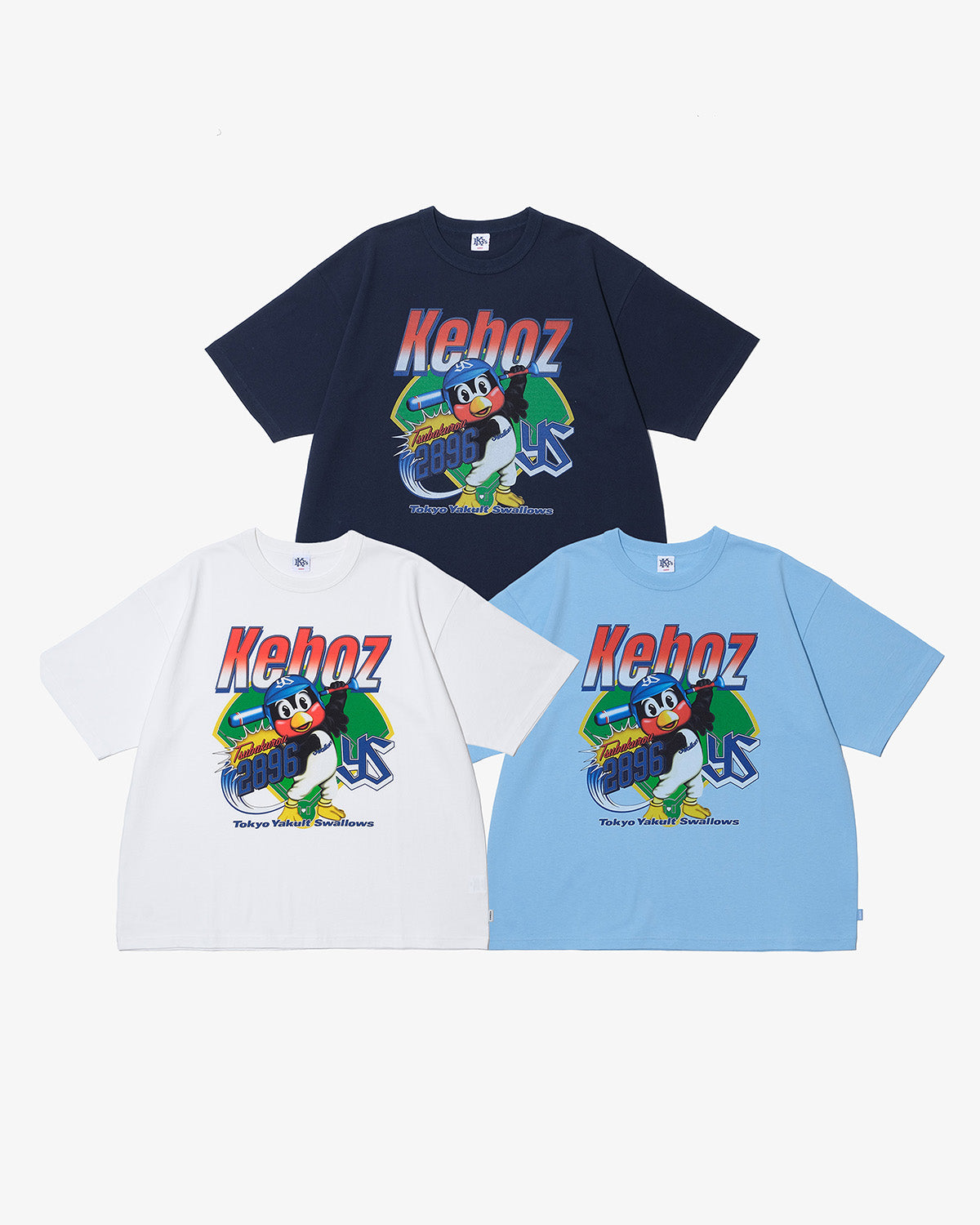 SWALLOWS × KEBOZ OLD TSUBAKUROU S/S TEE
