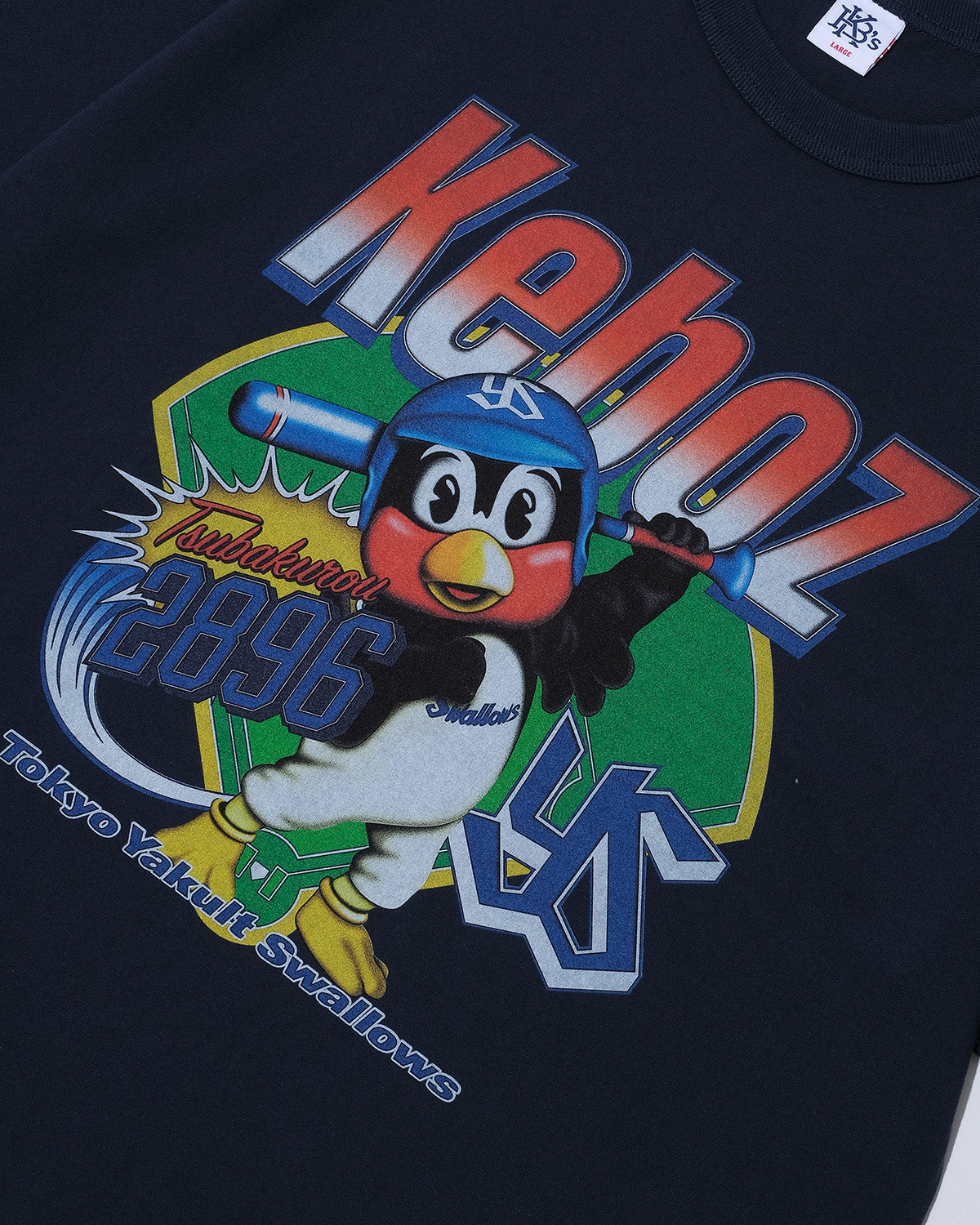 SWALLOWS × KEBOZ OLD TSUBAKUROU S/S TEE