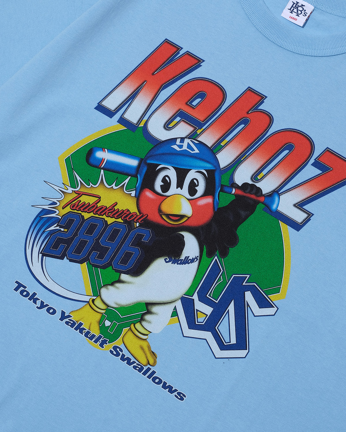 SWALLOWS × KEBOZ OLD TSUBAKUROU S/S TEE