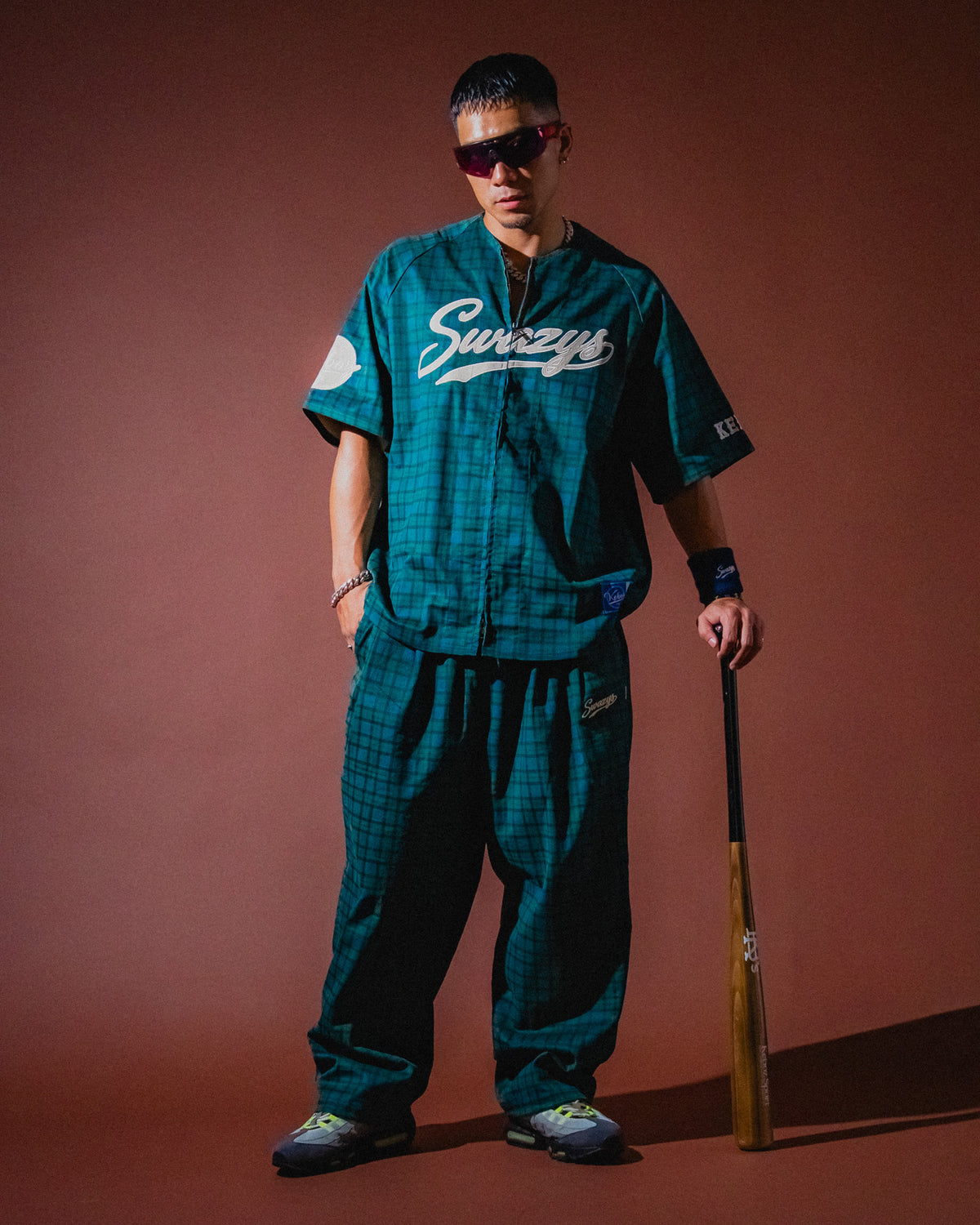 SWAY × KEBOZ SWAZYS CORDUROY BASEBALL JERSEY