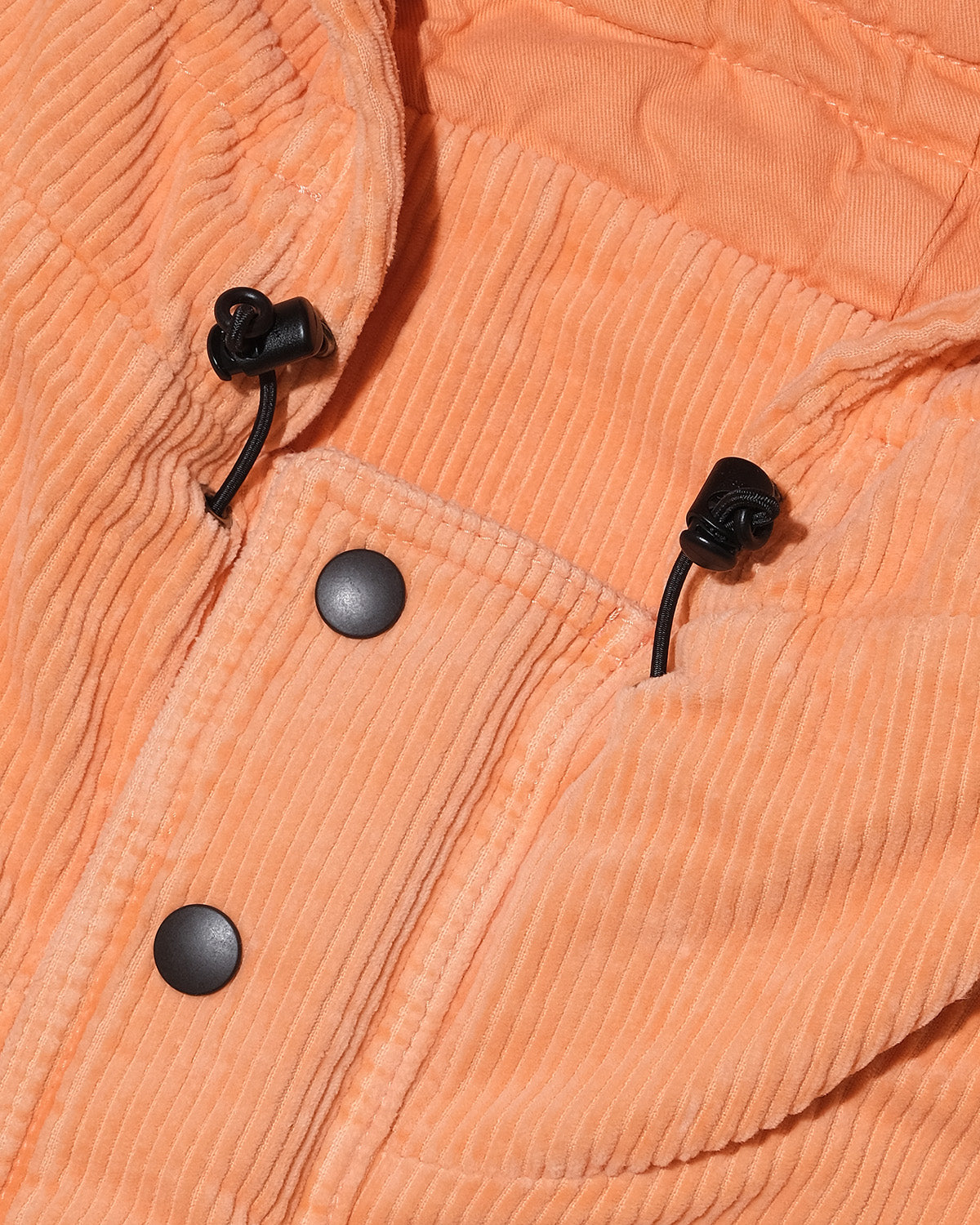 WASHED CORDUROY HOODED JACKET