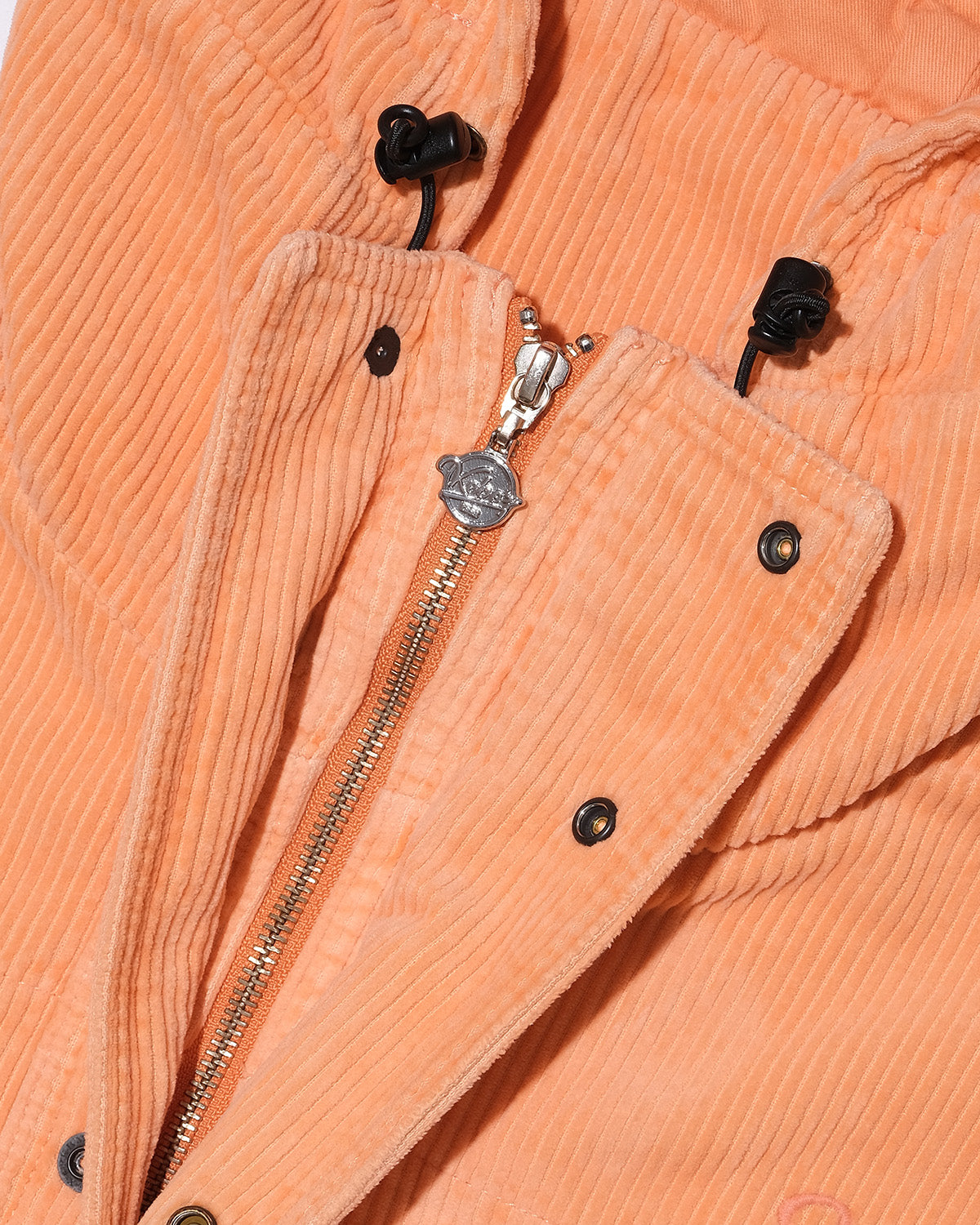 WASHED CORDUROY HOODED JACKET