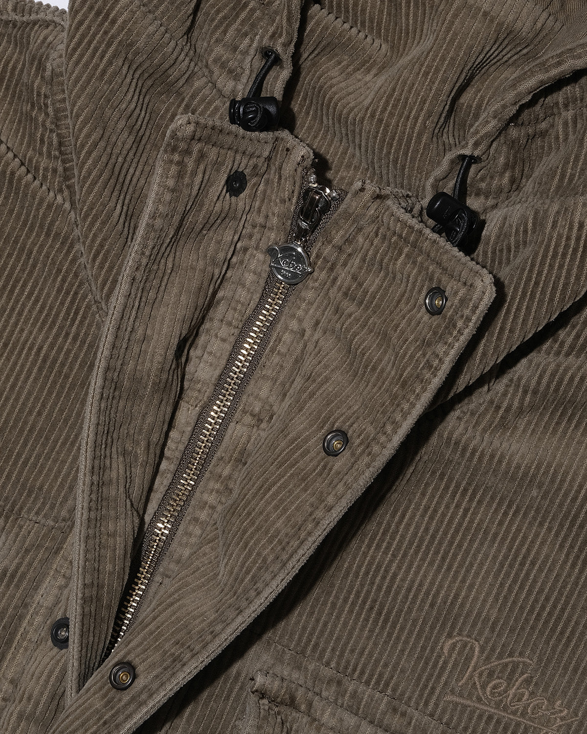 WASHED CORDUROY HOODED JACKET