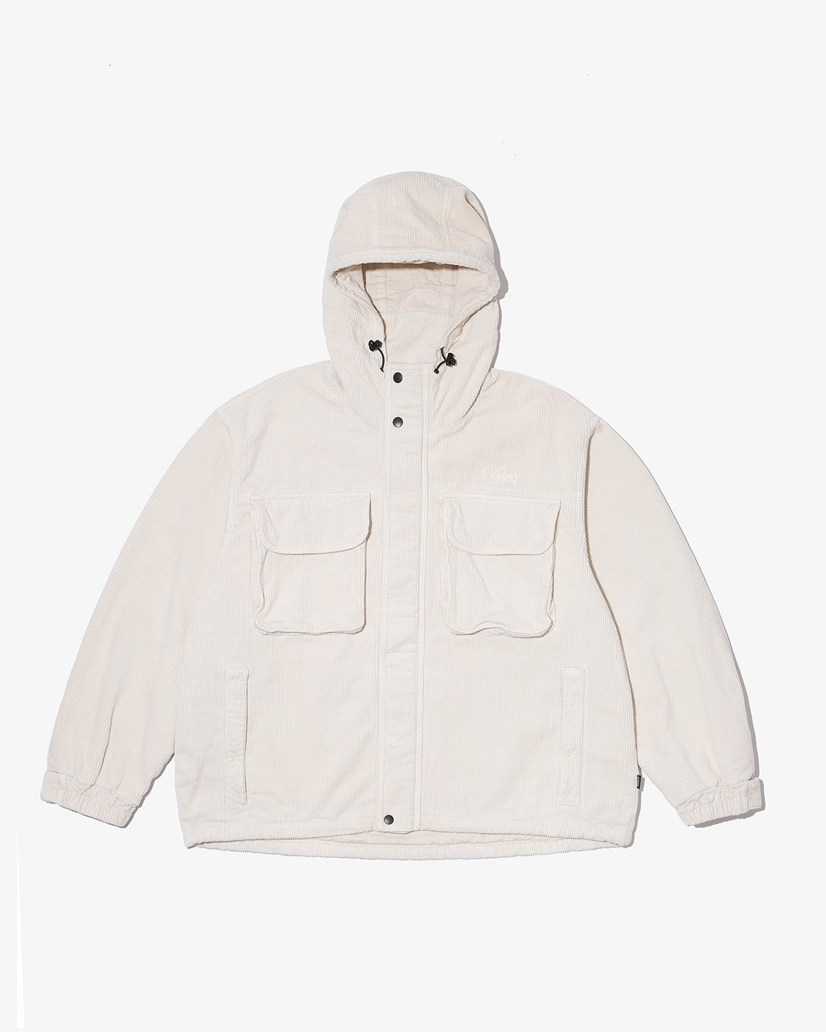 WASHED CORDUROY HOODED JACKET