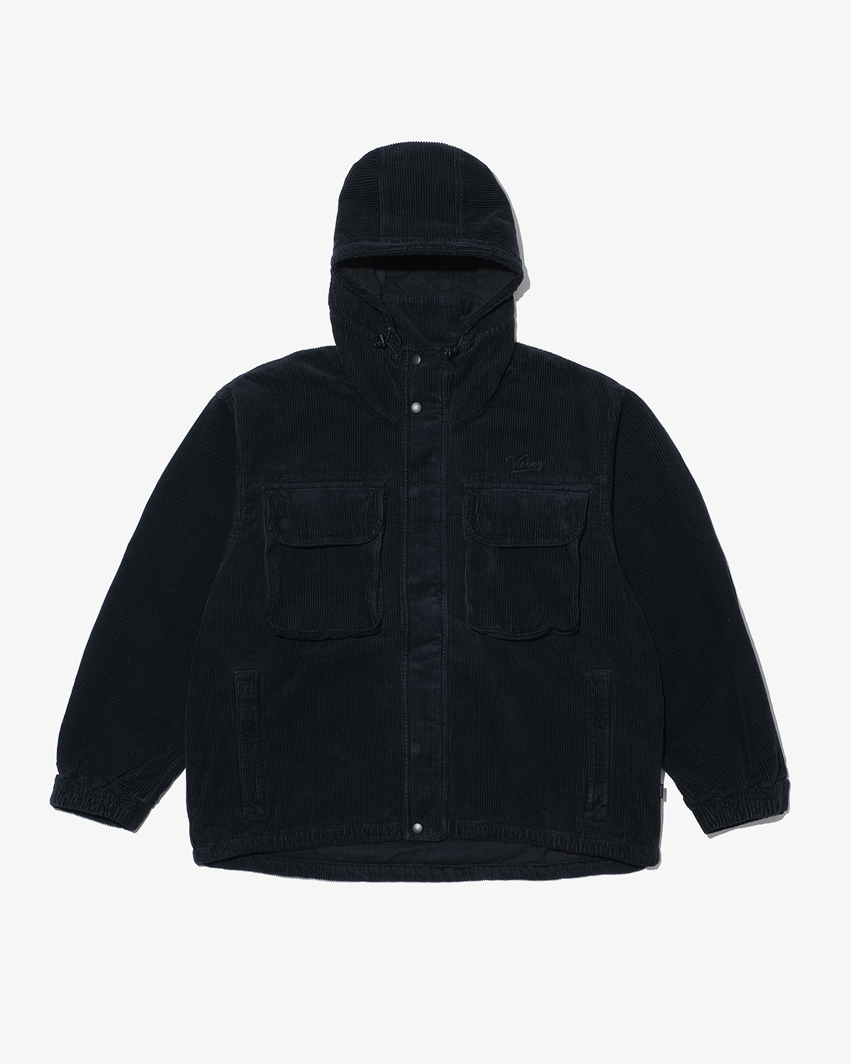 WASHED CORDUROY HOODED JACKET