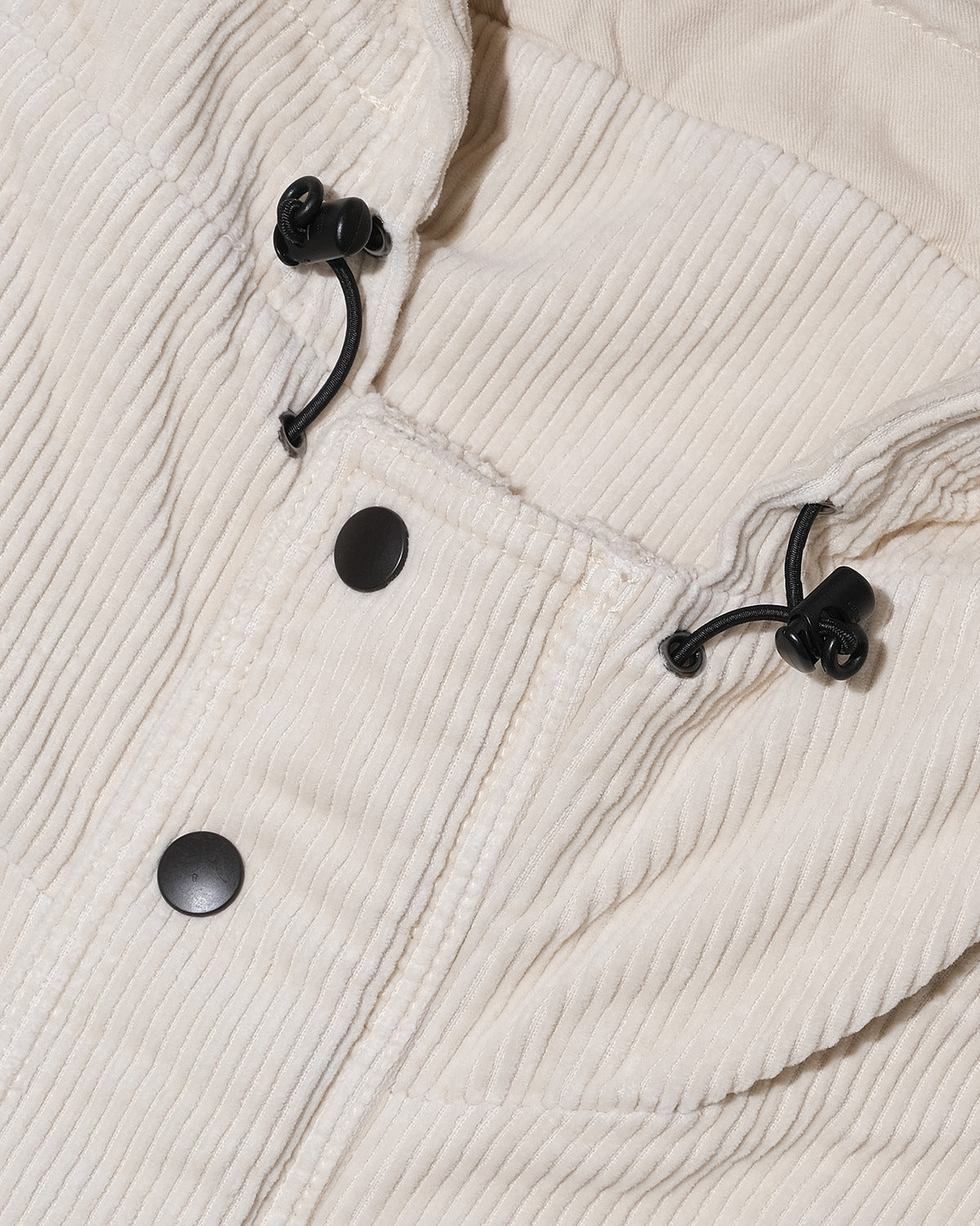 WASHED CORDUROY HOODED JACKET