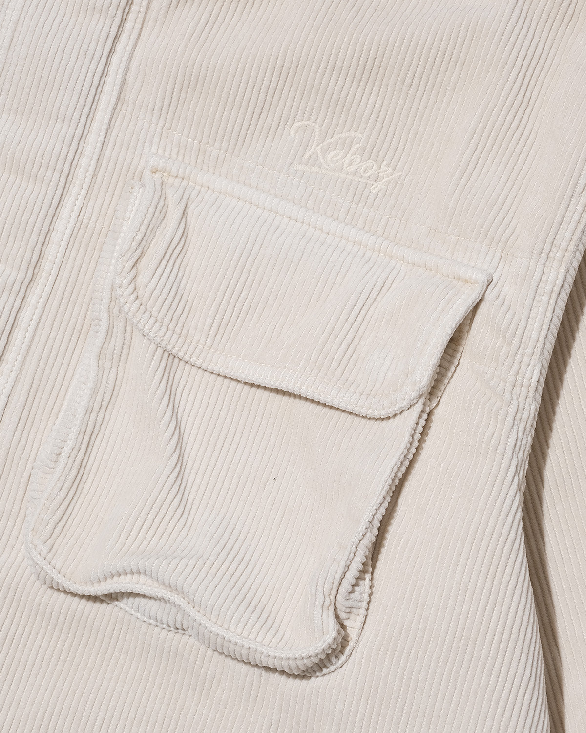 WASHED CORDUROY HOODED JACKET