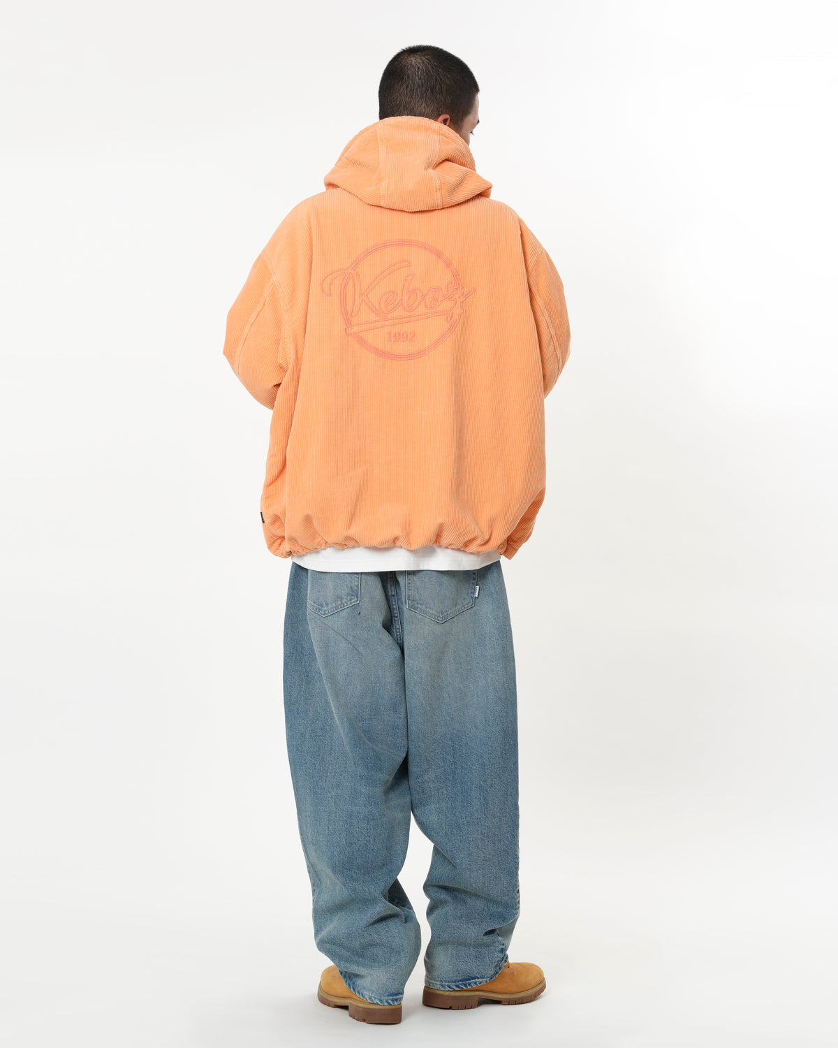 WASHED CORDUROY HOODED JACKET