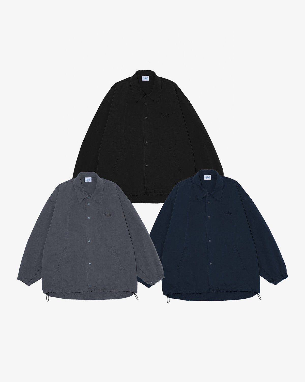 WASHED N/C COACH JACKET