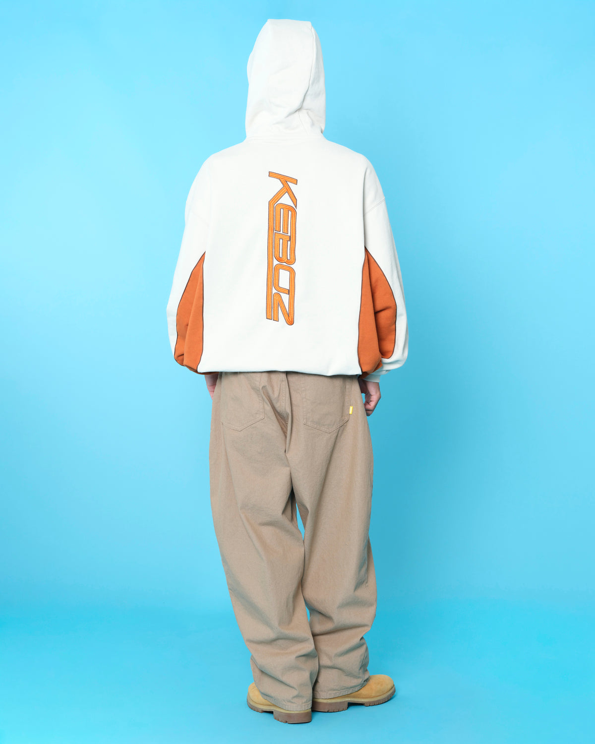 WK SWEAT HALF ZIP HOODIE