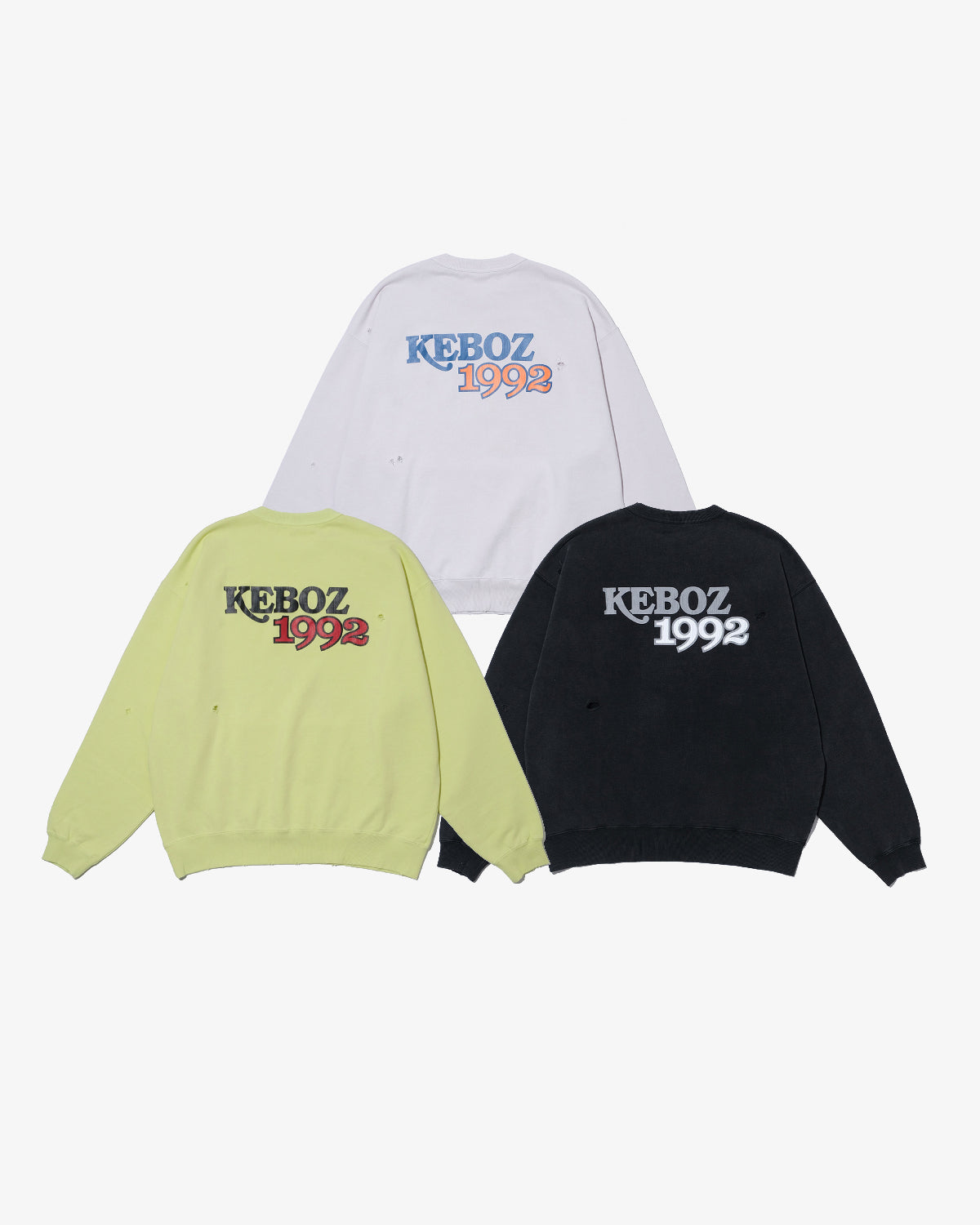 WS WASHED SWEAT CREWNECK