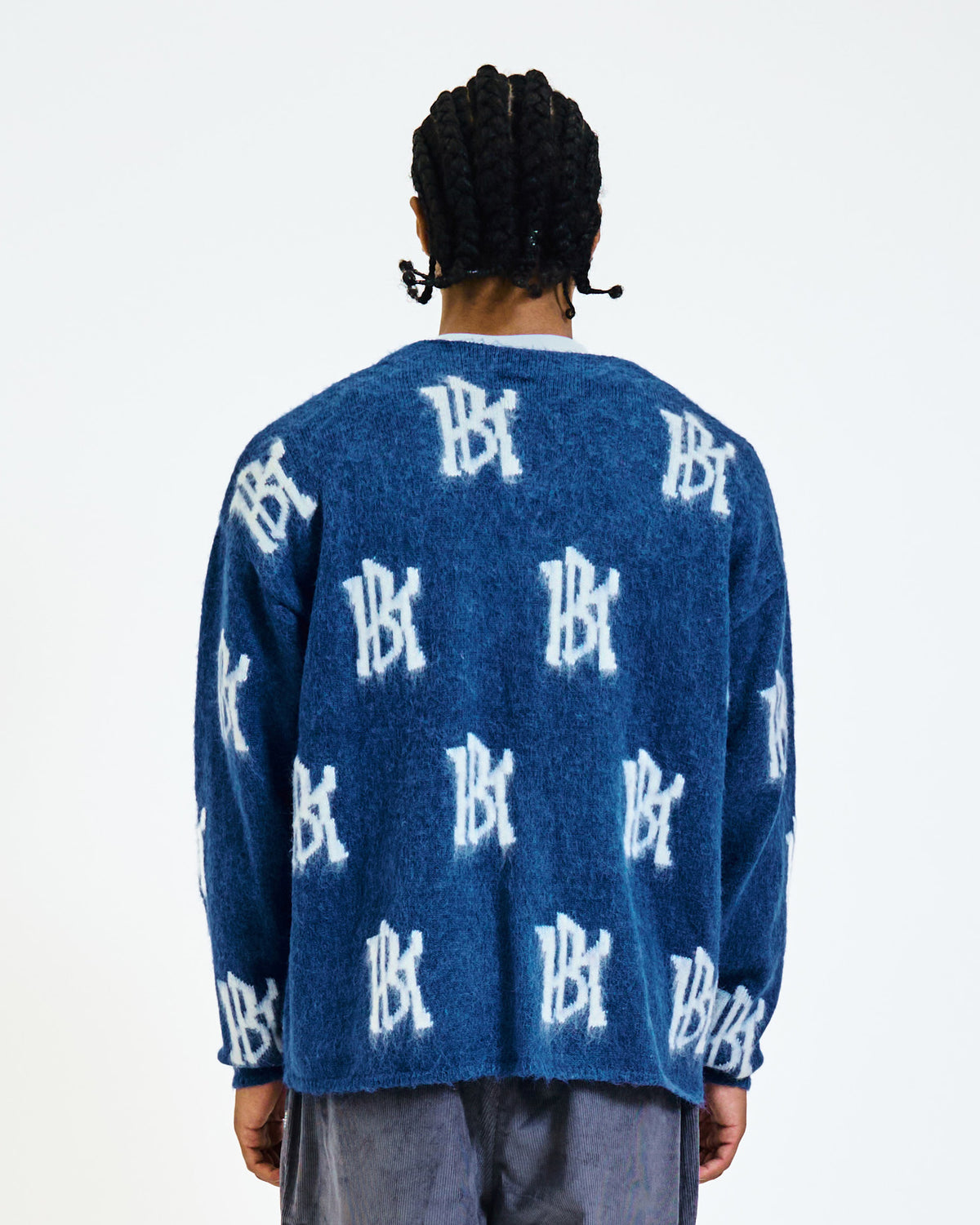 WS MOHAIR KNIT CARDIGAN