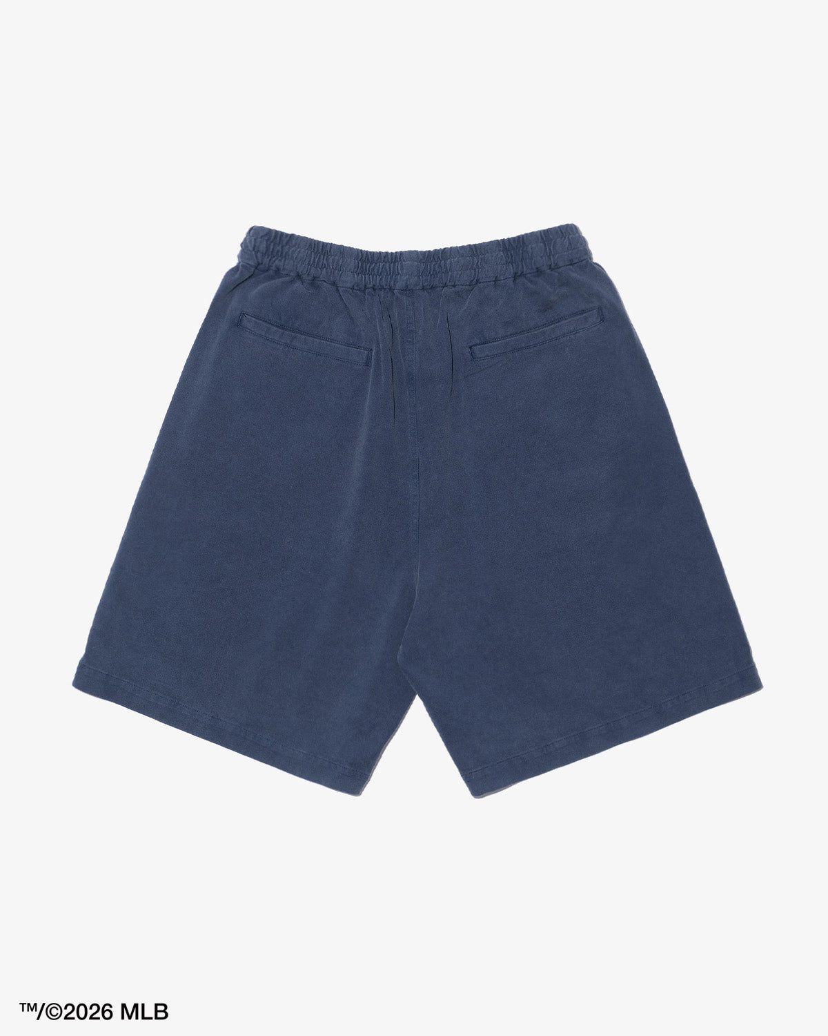KEBOZ × MLB NEW YORK YANKEES LOGO WASHED TENJIKU SHORTS
