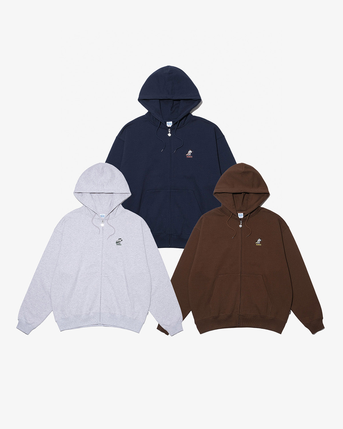 YIK SWEAT FULL ZIP HOODIE