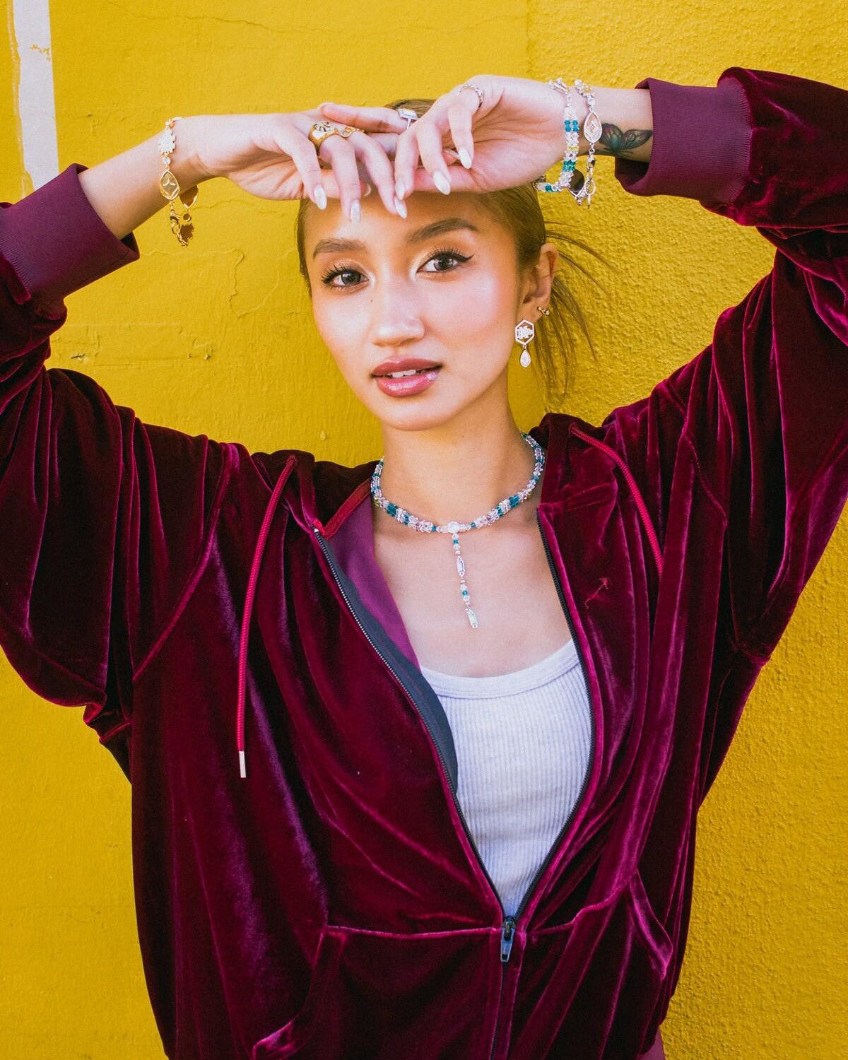 SS×KBZ VELOUR HOODIE