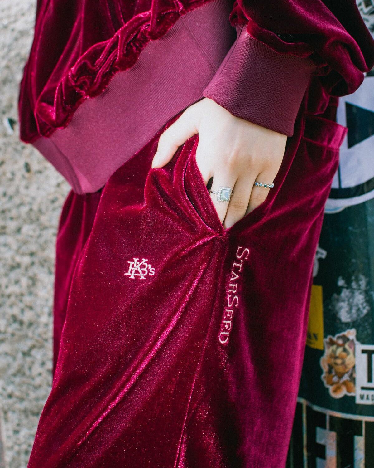 SS×KBZ VELOUR PANTS