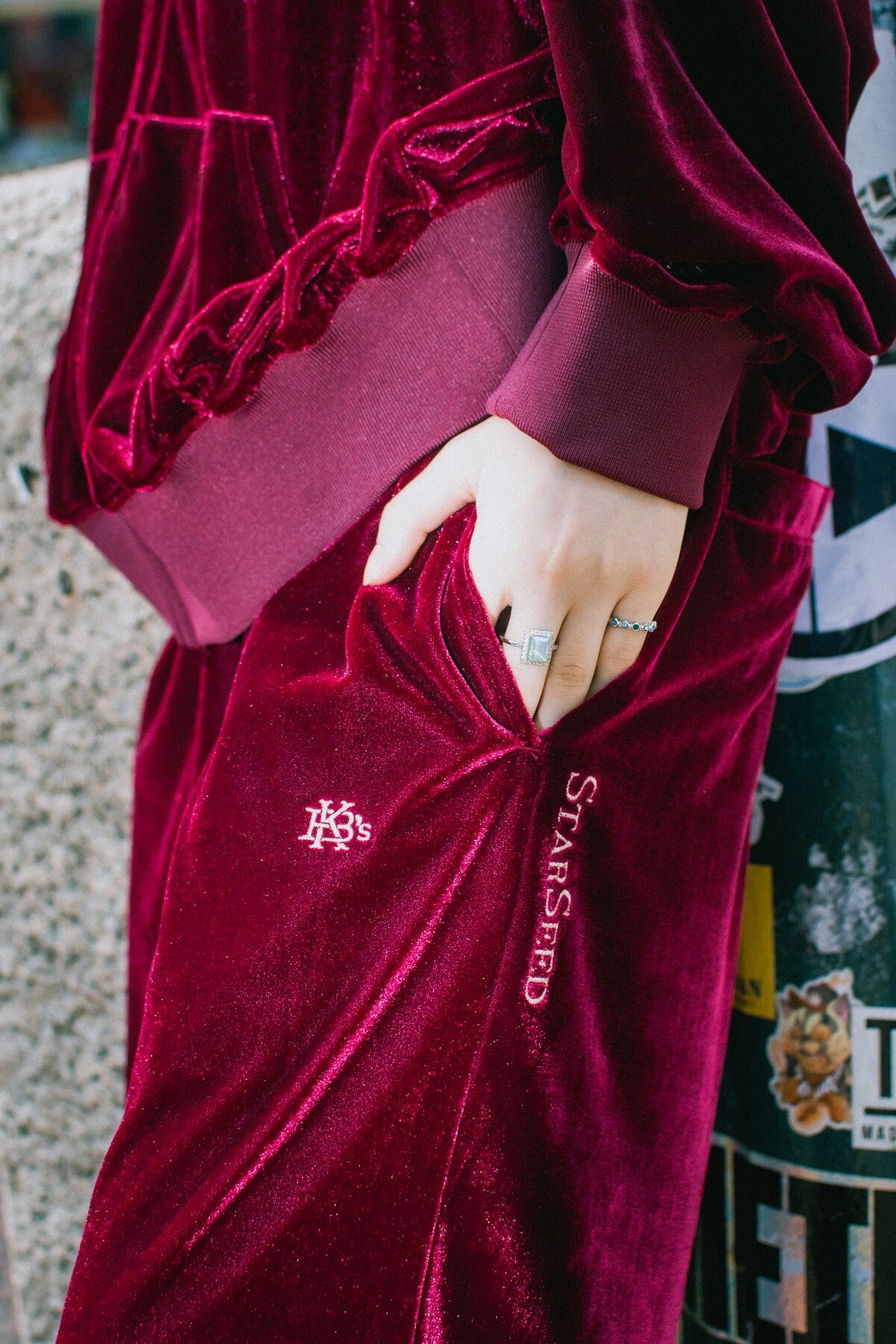 SS×KBZ VELOUR PANTS