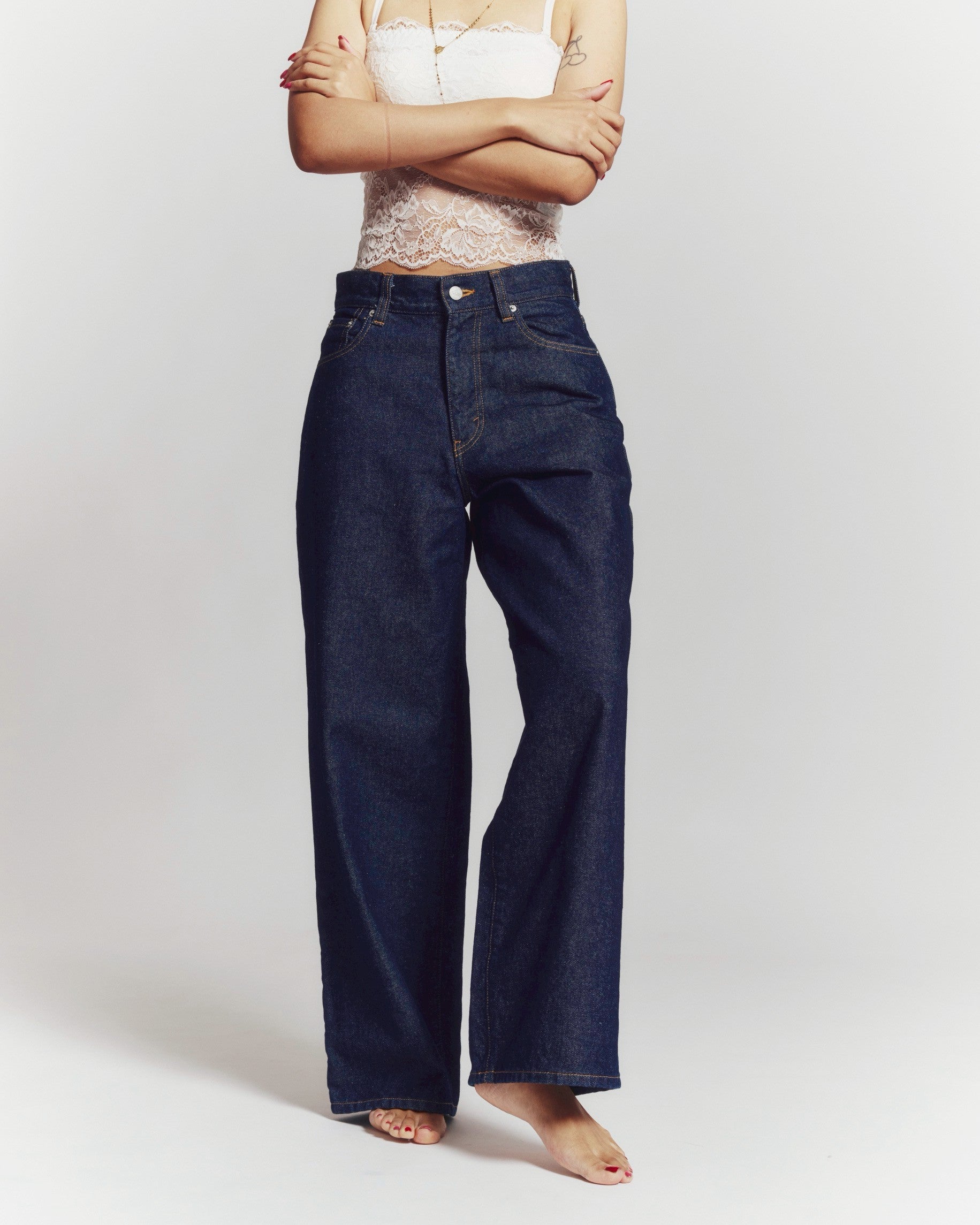 BABY BAGGY FIT DENIM PANTS