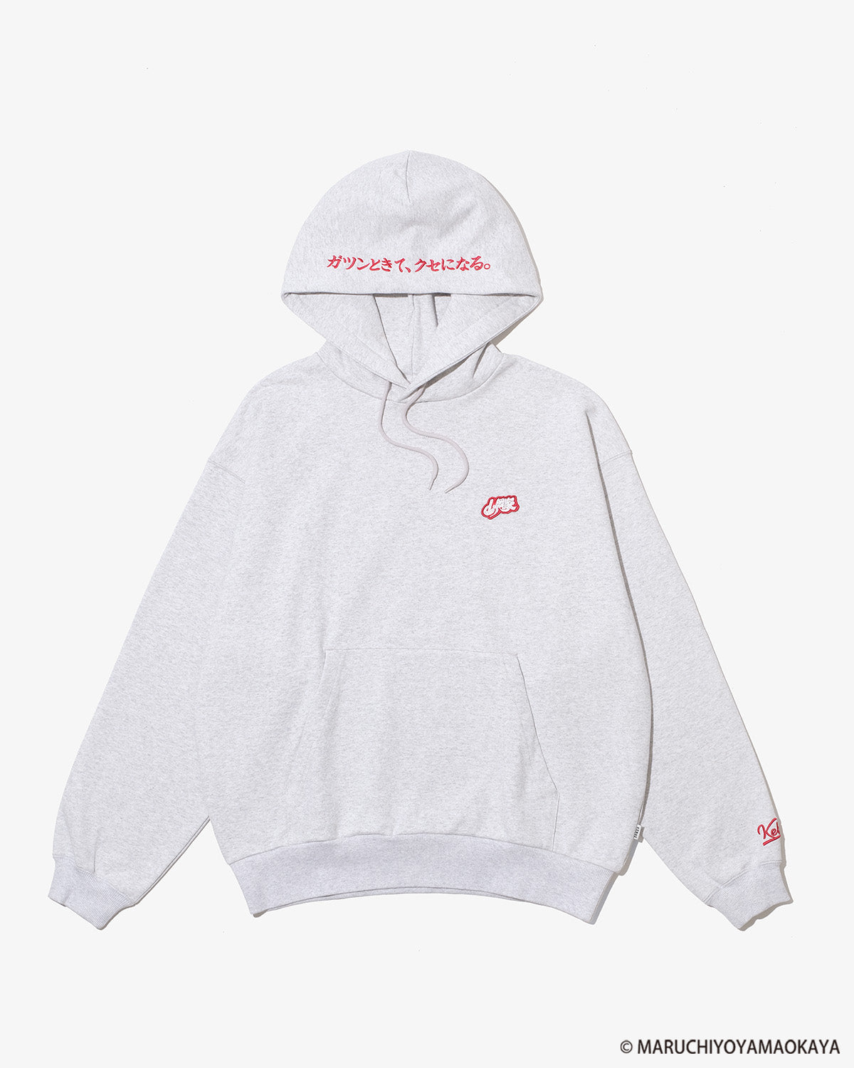 山岡家 × KEBOZ LOGO WAPPEN SWEAT HOODIE
