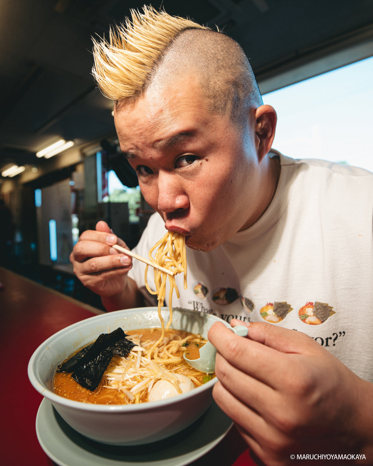 山岡家 × KEBOZ “What’s your favorite flavor?” S/S TEE