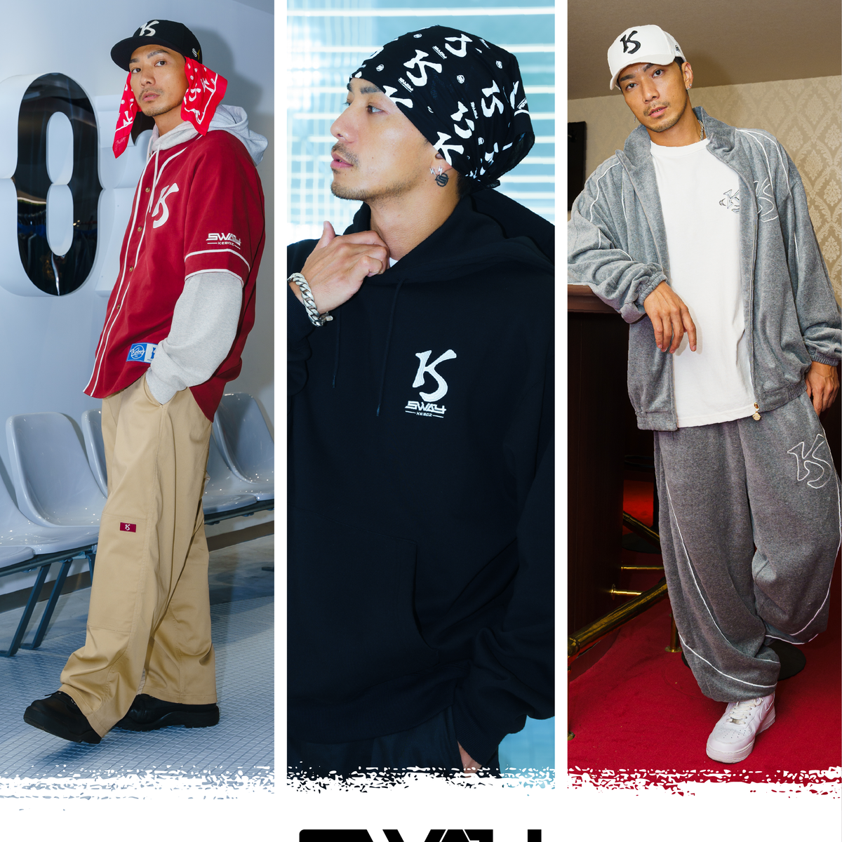 KEBOZ セットアップ SWAY × KEBOZ COLLECTION