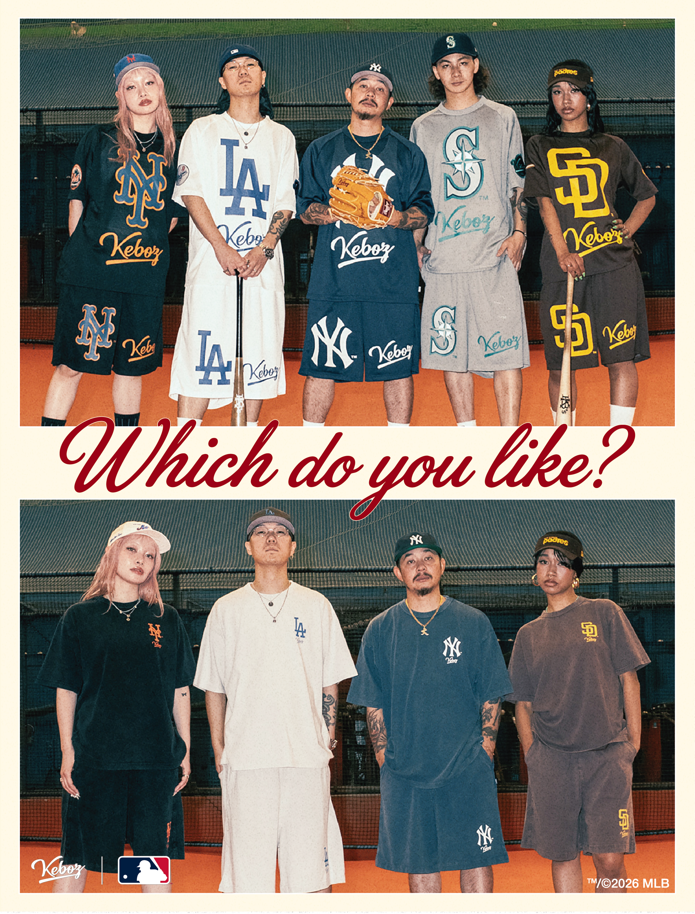 MLB × KEBOZ COLLABORATION