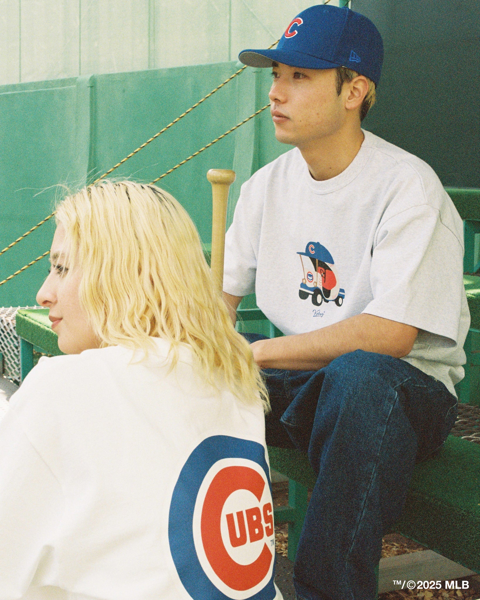 KEBOZ × MLB TOKYO SERIES CHICAGO CUBS LOGO S/S TEE