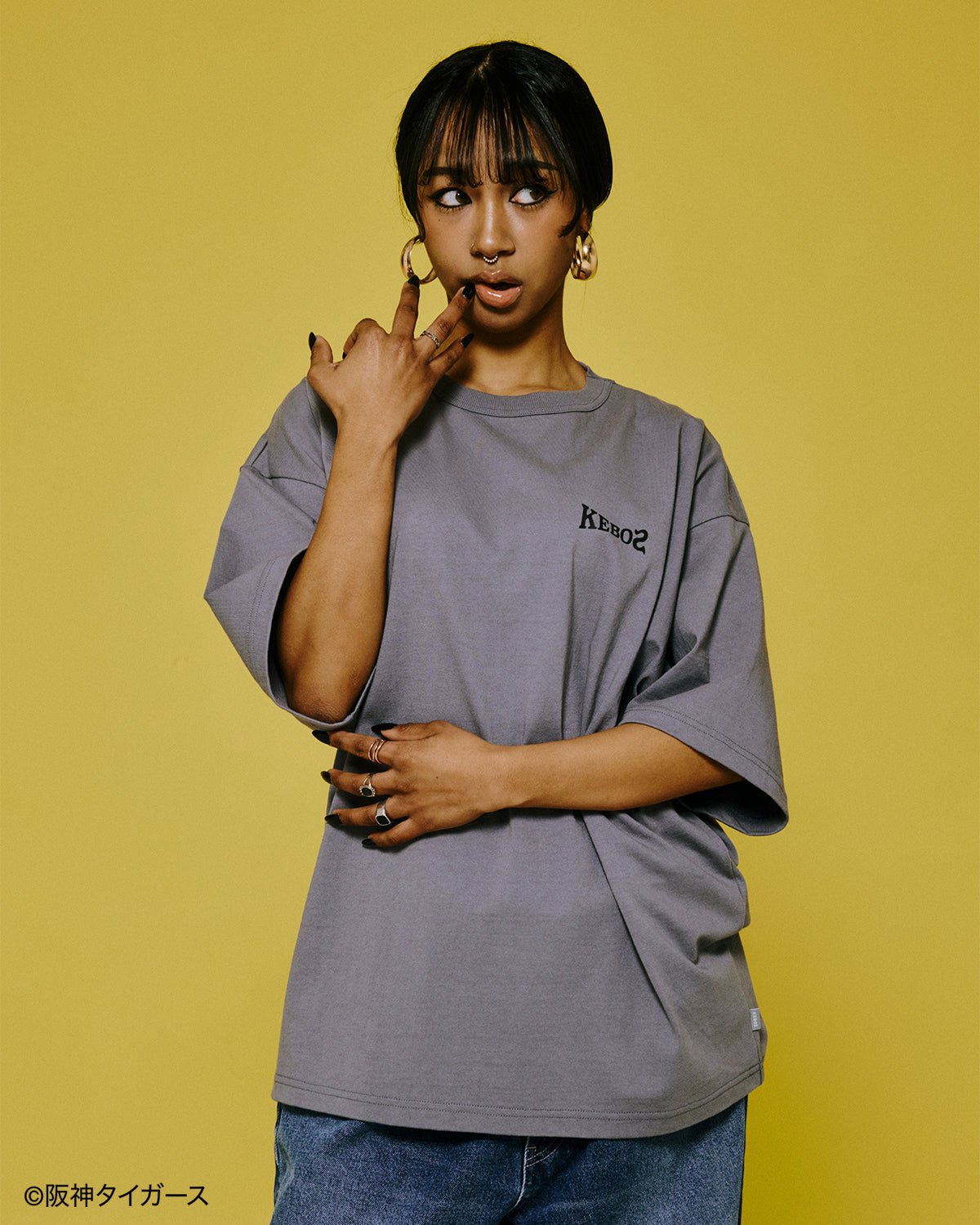 TIGERS × KEBOZ JAPANESE TIGER S/S TEE