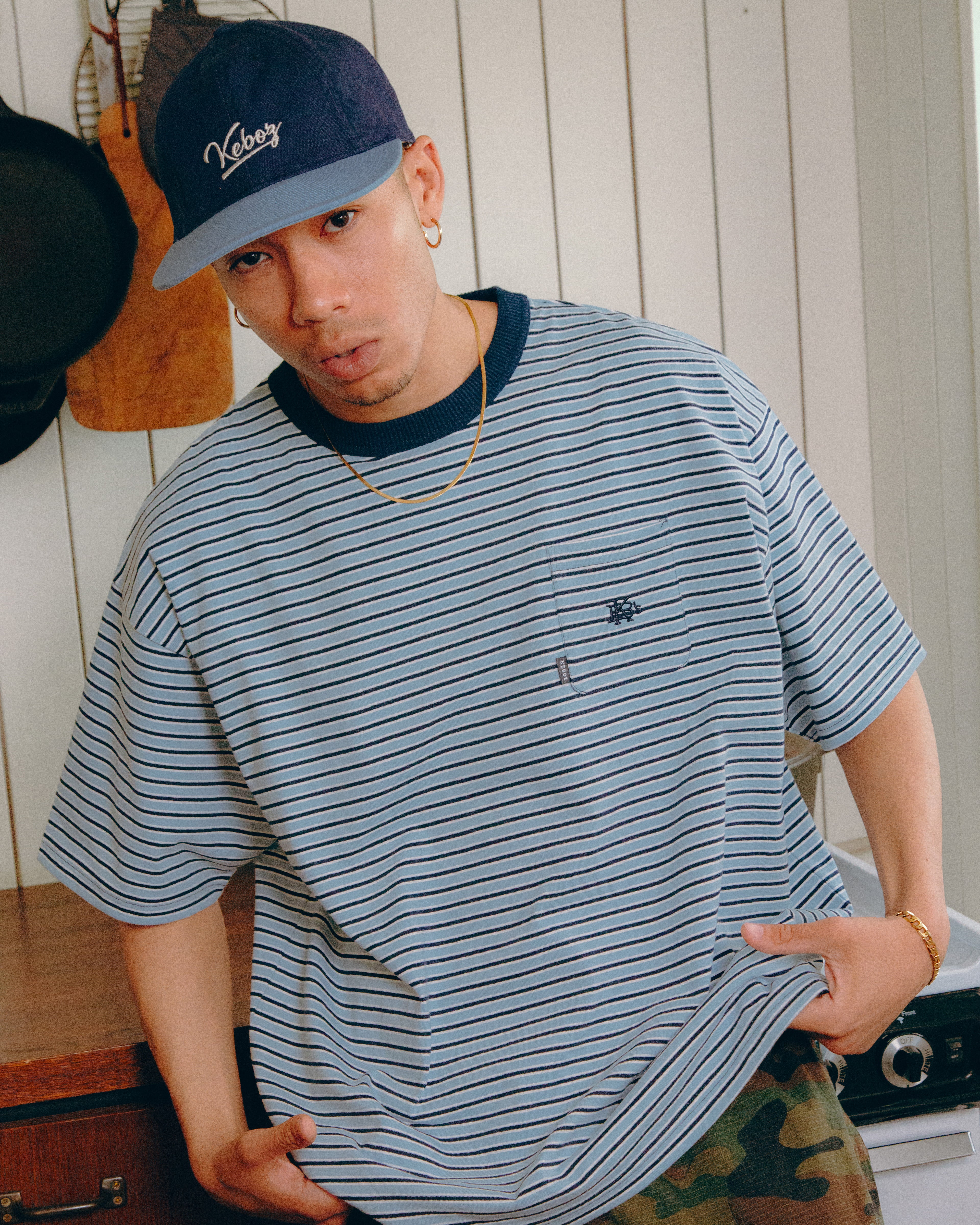 MULTI BORDER S/S TEE