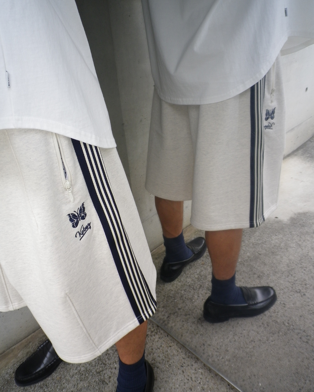 NEEDLES × KEBOZ H.D. SWEAT TRACK SHORT