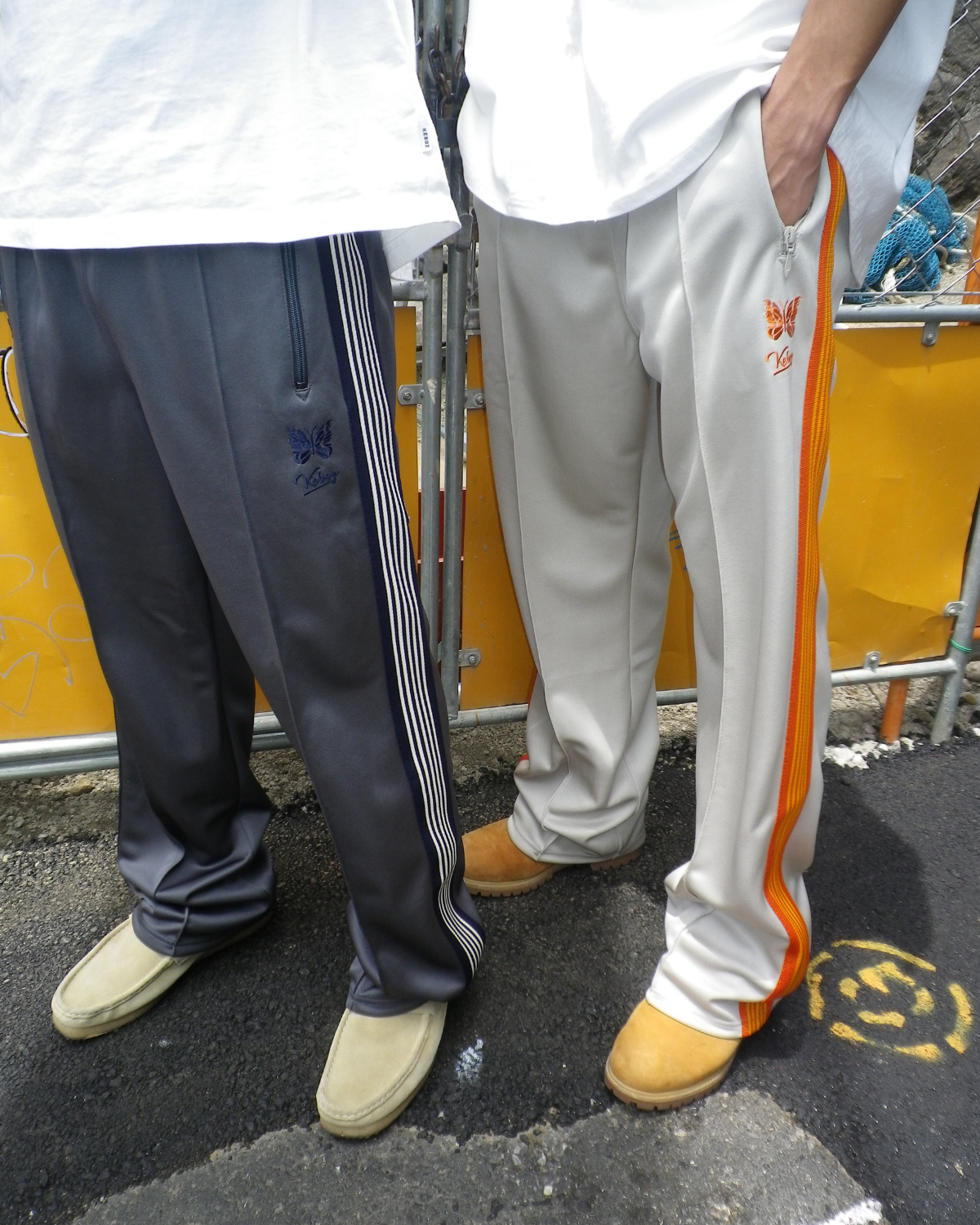 NEEDLES × KEBOZ TRACK PANT REGULAR FIT
