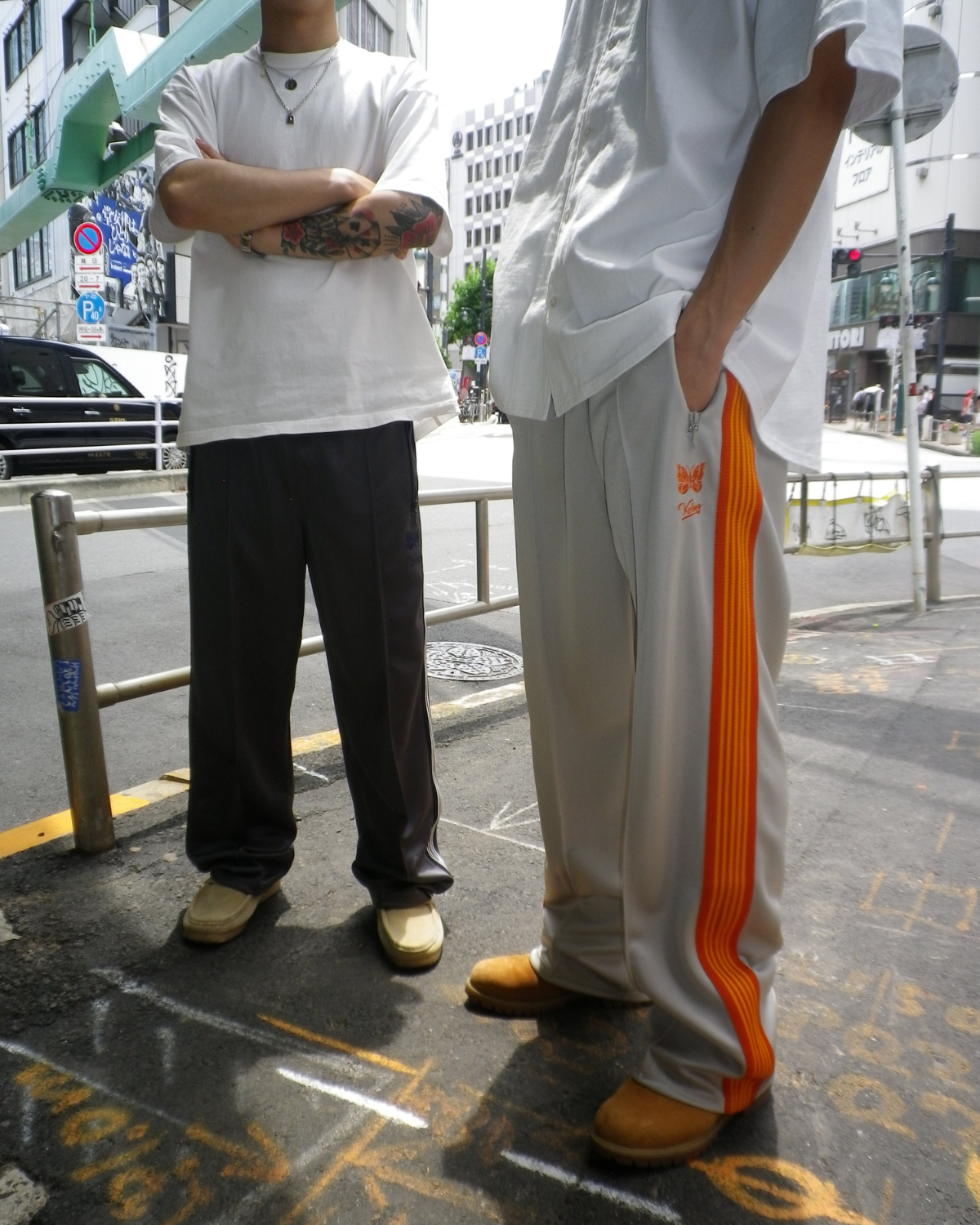 NEEDLES × KEBOZ TRACK PANT REGULAR FIT