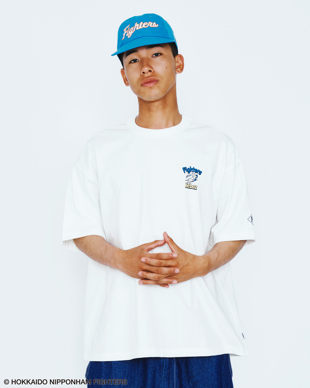 FIGHTERS × KEBOZ BASEBALL DOG  S/S TEE