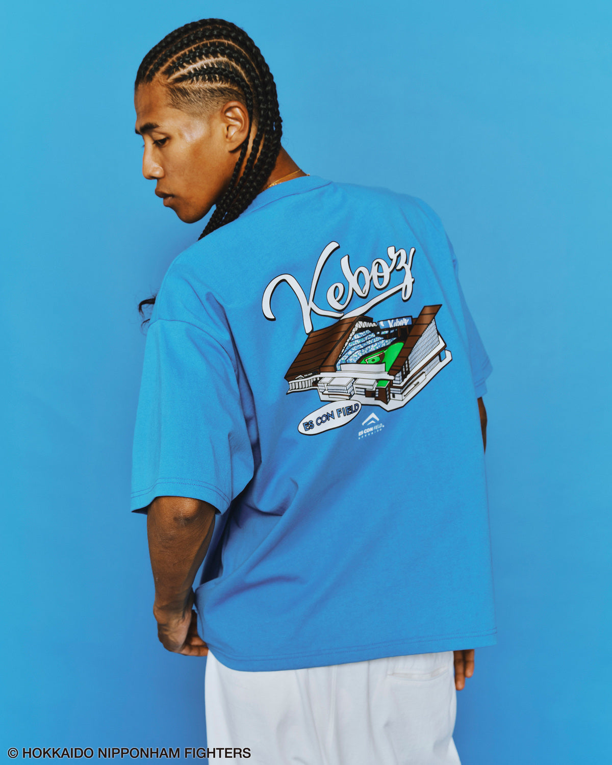 FIGHTERS × KEBOZ ES CON FIELD S/S TEE