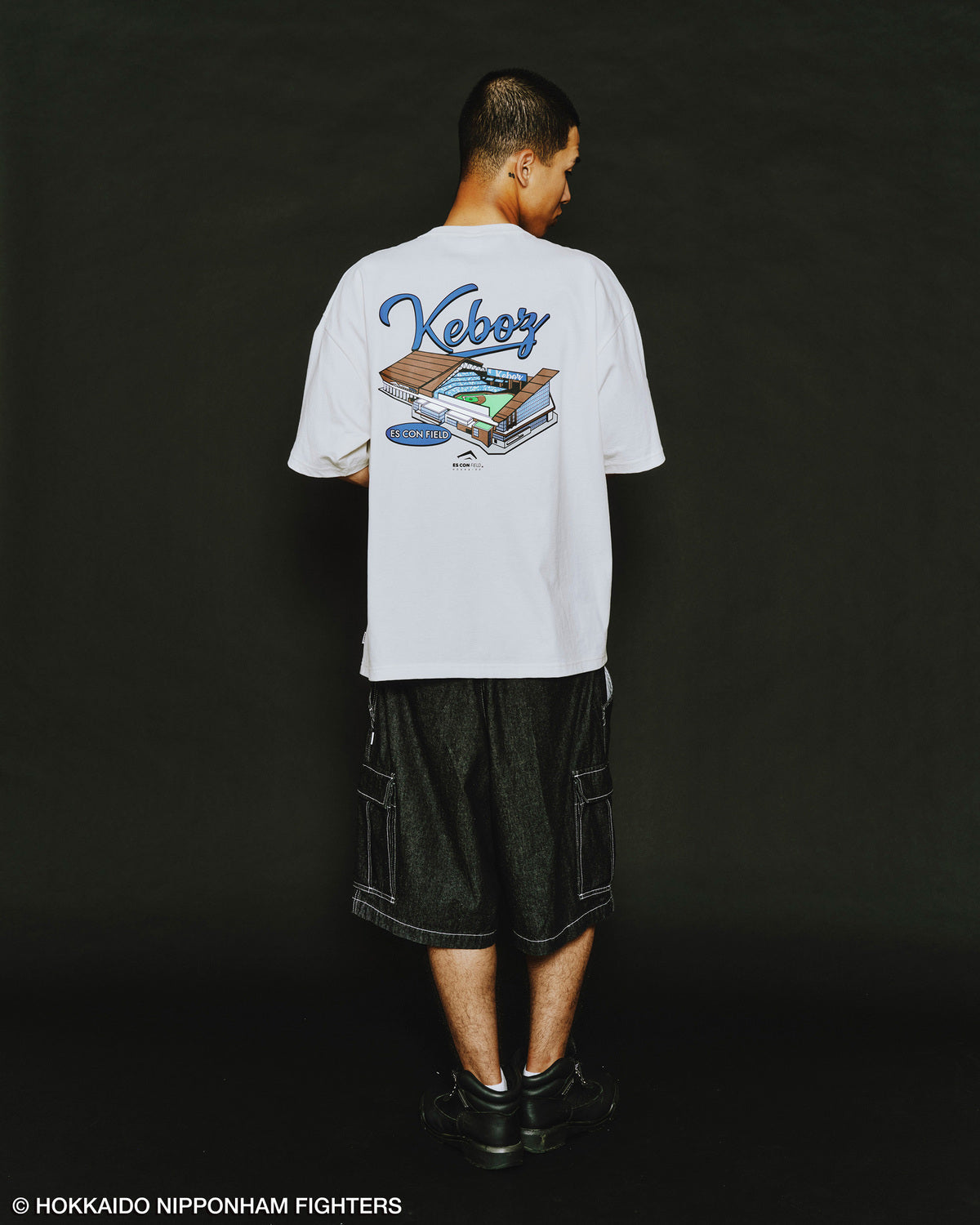 FIGHTERS × KEBOZ ES CON FIELD S/S TEE