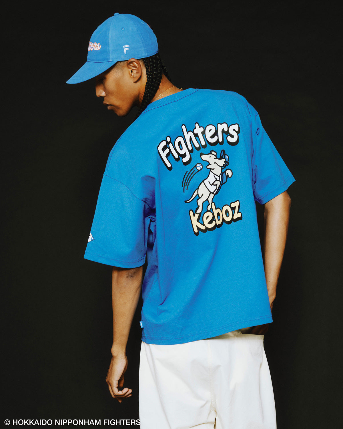 FIGHTERS × KEBOZ BASEBALL DOG  S/S TEE