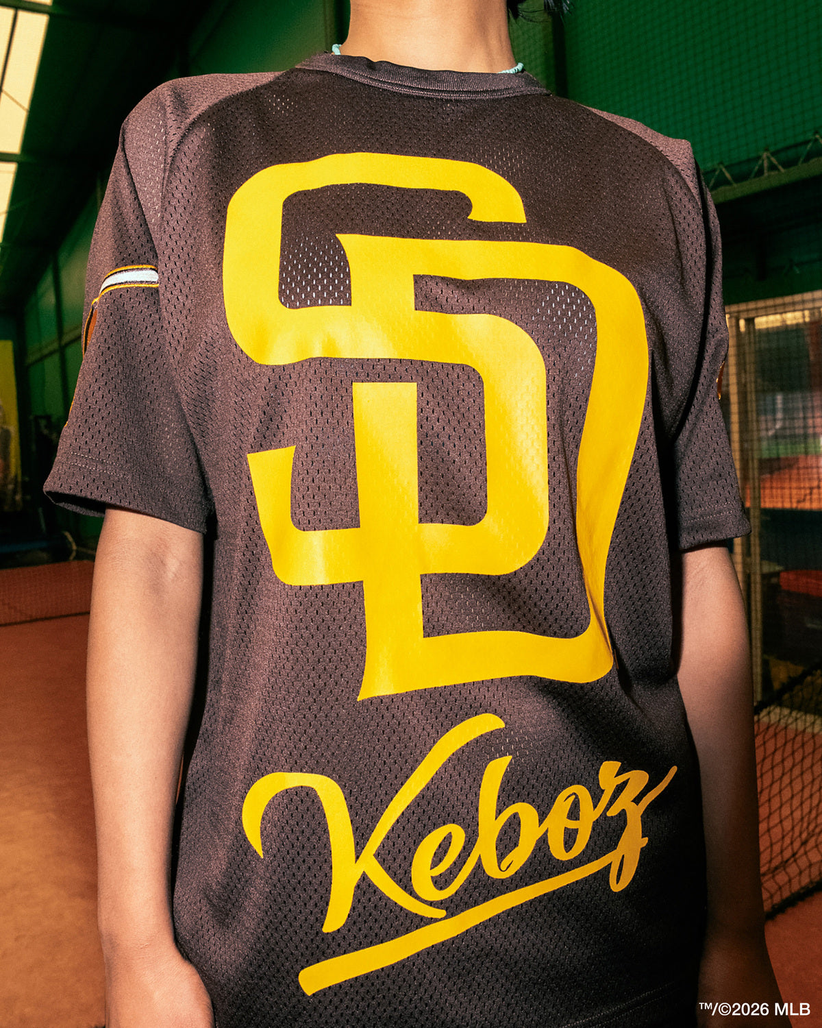 KEBOZ × MLB SAN DIEGO PADRES MESH TEE