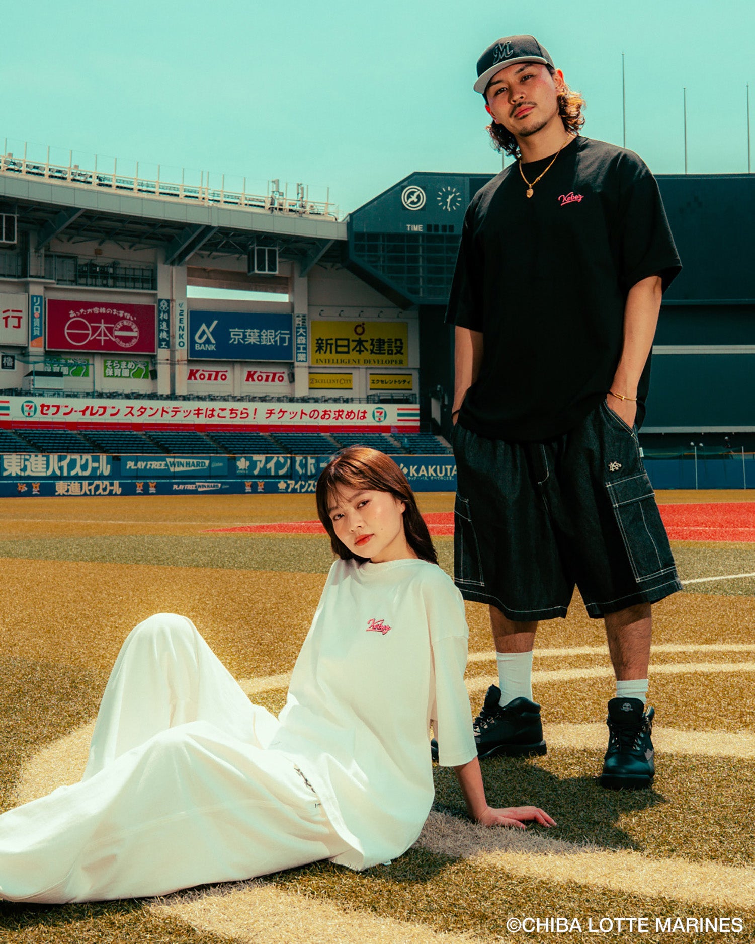 MARINES × KEBOZ OLD LOGO S/S TEE