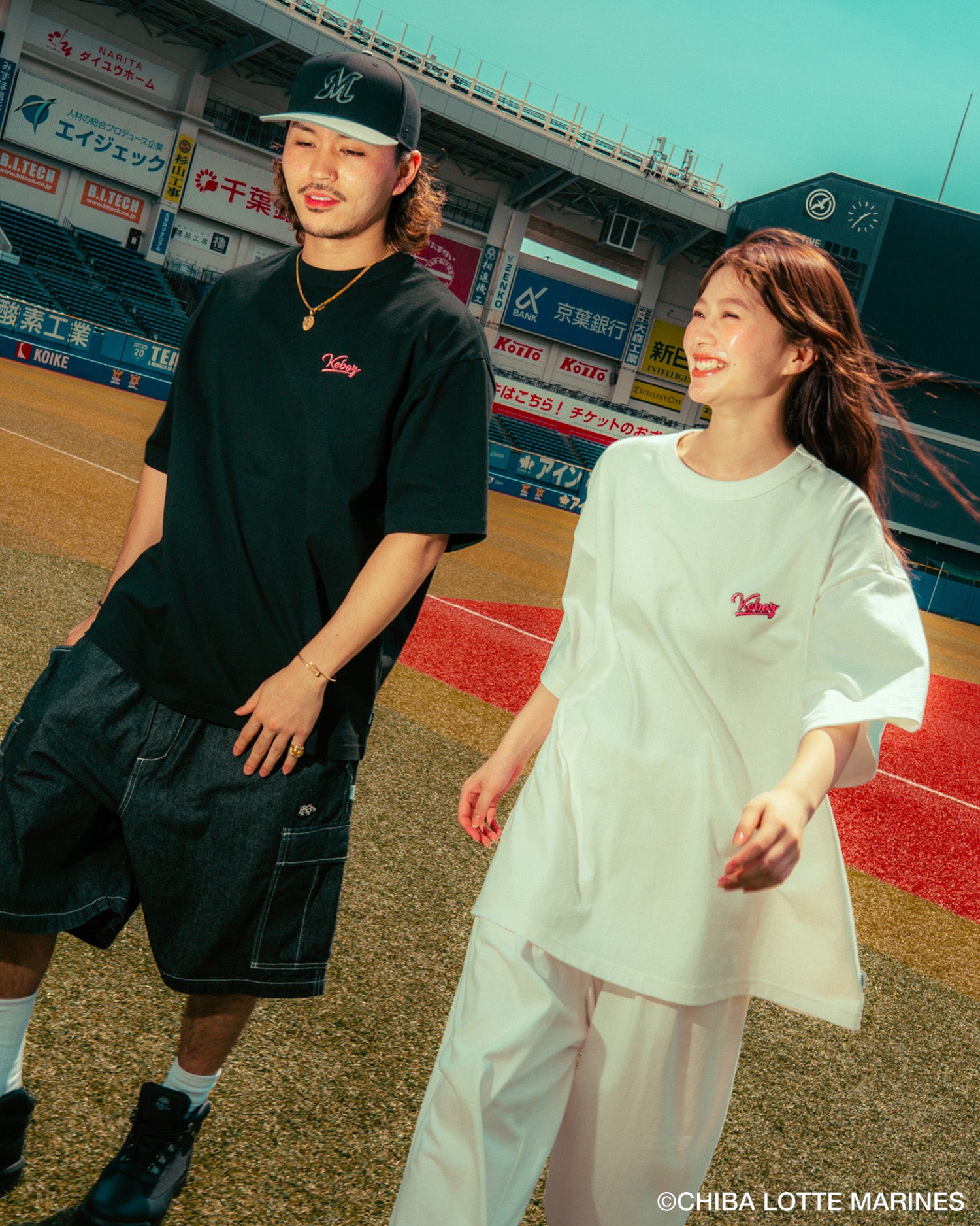MARINES × KEBOZ OLD LOGO S/S TEE