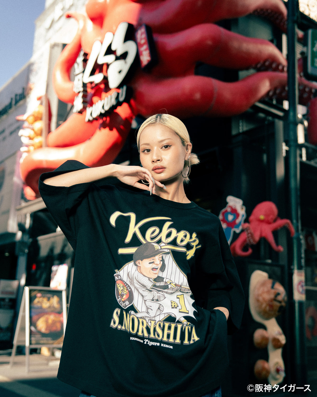 TIGERS × KEBOZ MORISHITA S/S TEE