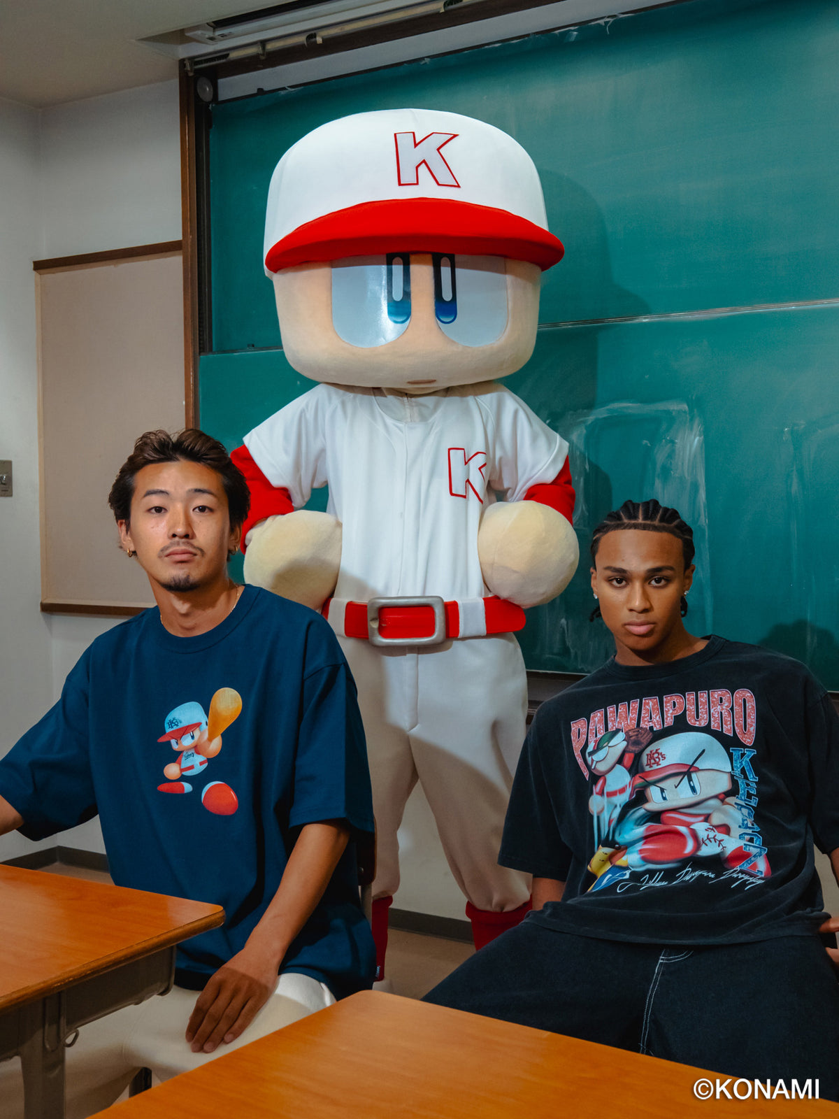 PAWAPURO × KEBOZ PAWAPURO-KUN S/S TEE