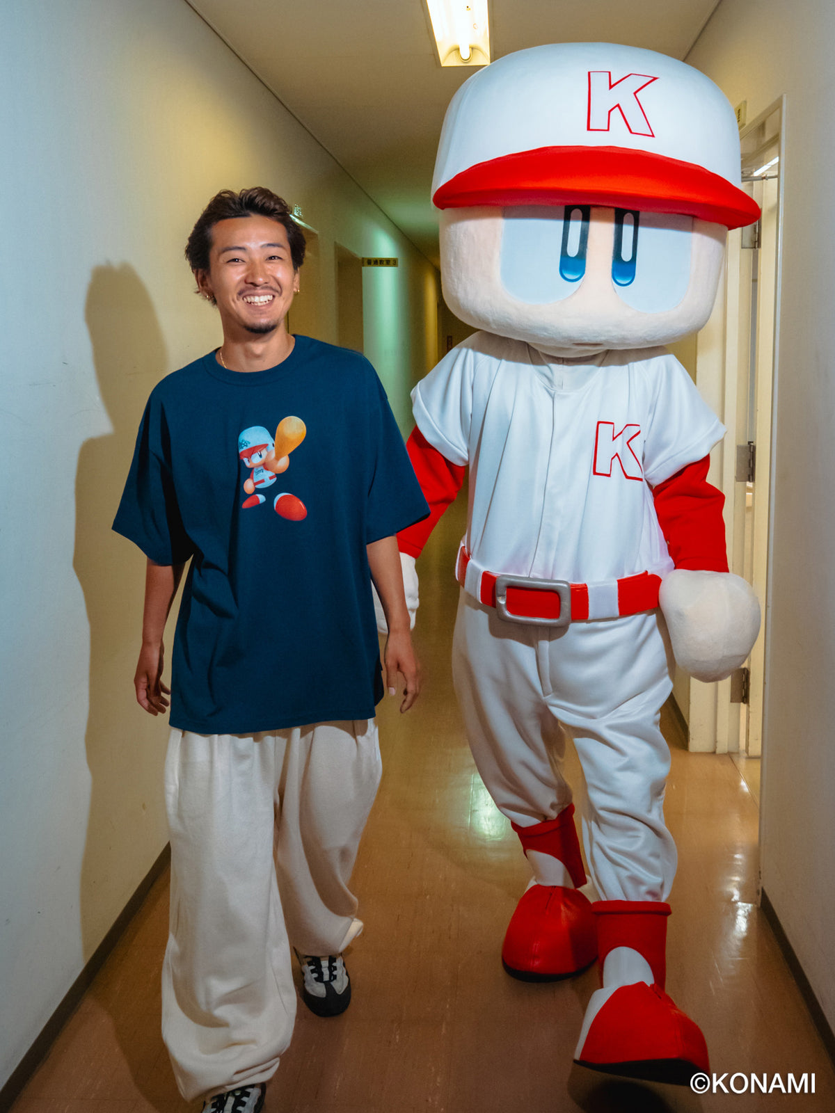 PAWAPURO × KEBOZ PAWAPURO-KUN S/S TEE