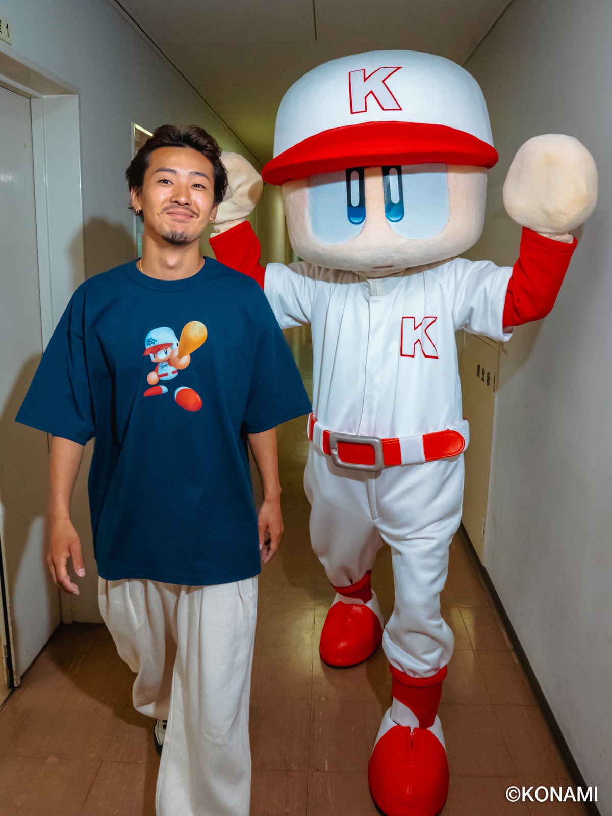 PAWAPURO × KEBOZ PAWAPURO-KUN S/S TEE