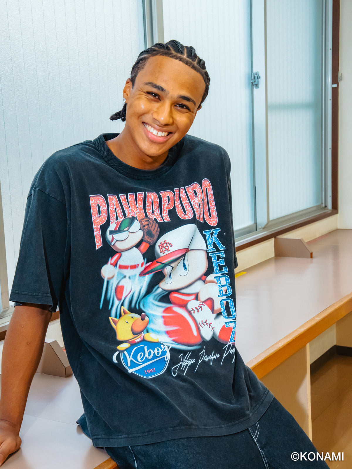 PAWAPURO × KEBOZ WASHED S/S TEE