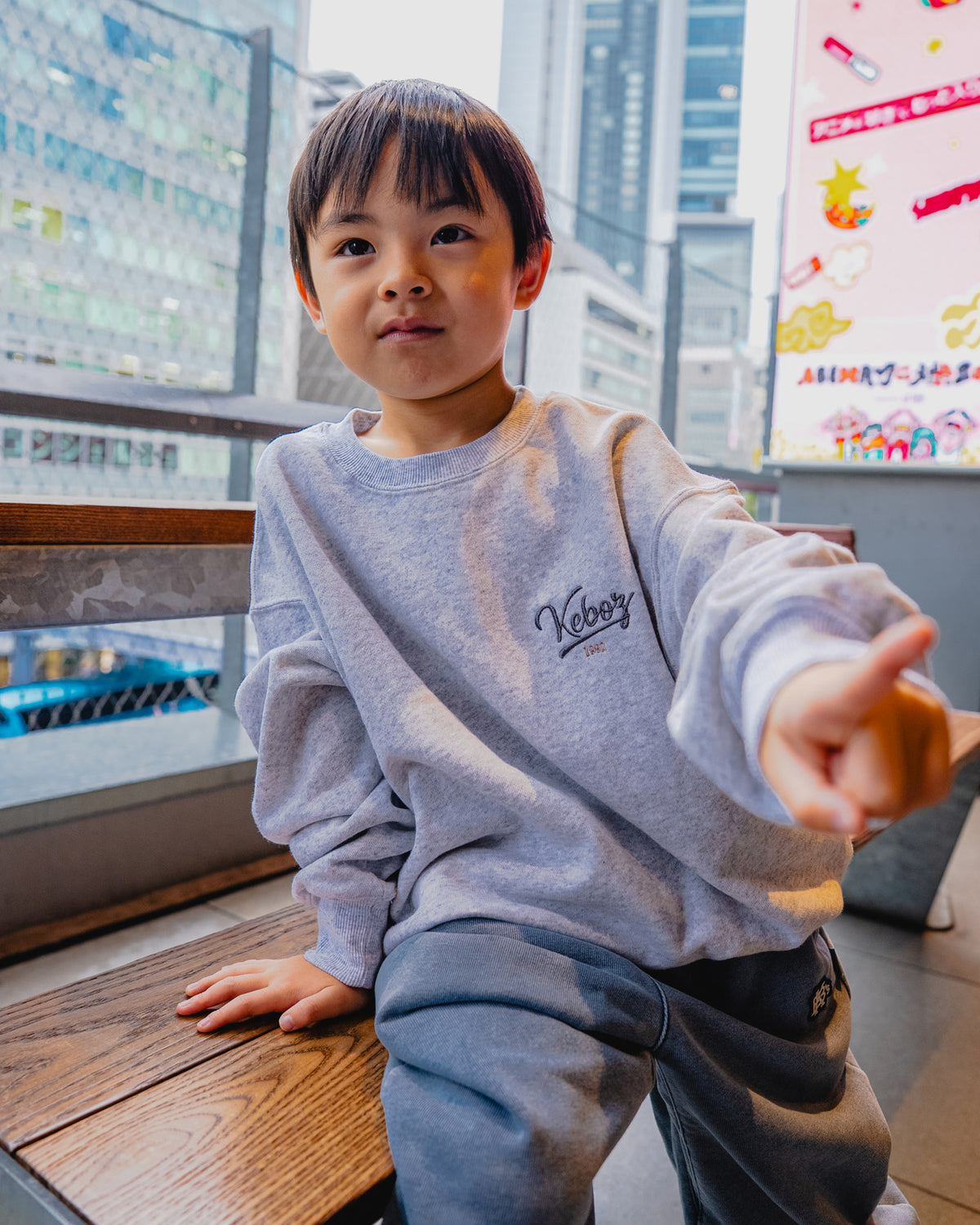 KIDS ICON SWEAT CREWNECK