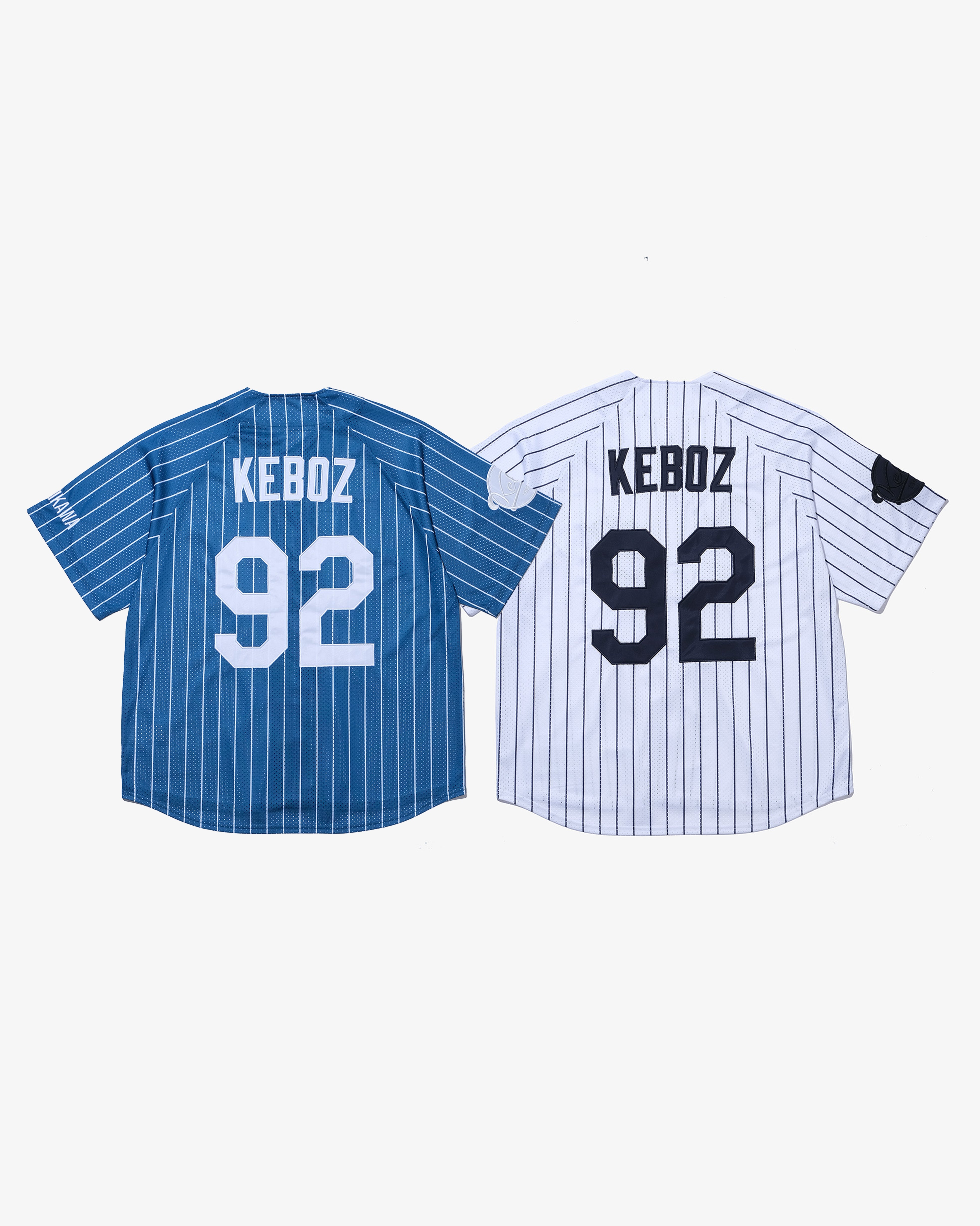 66. MESH STRIPE BASEBALL JERSEY (Shipping date: May) 