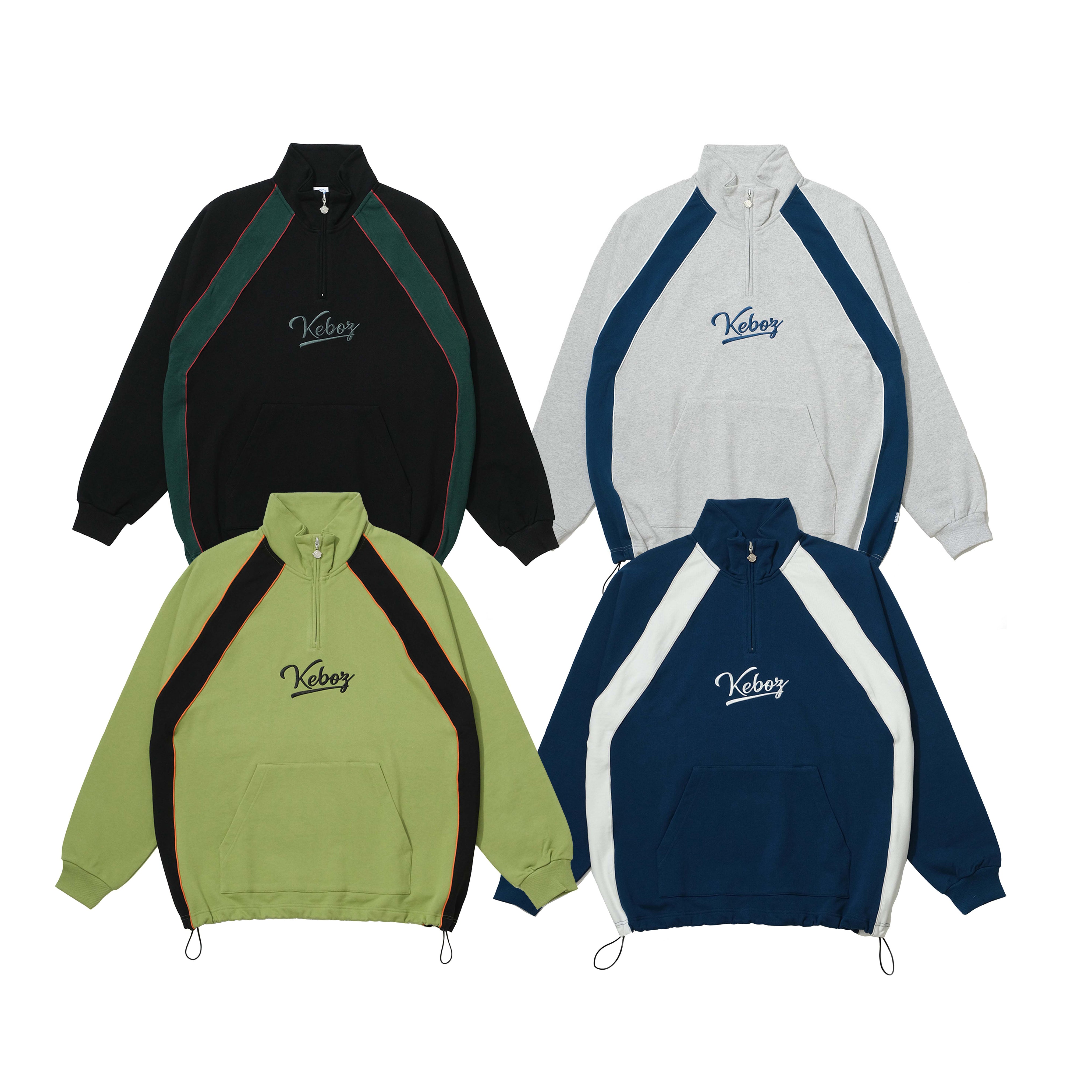 ICON TRACK HALF ZIP SWEAT