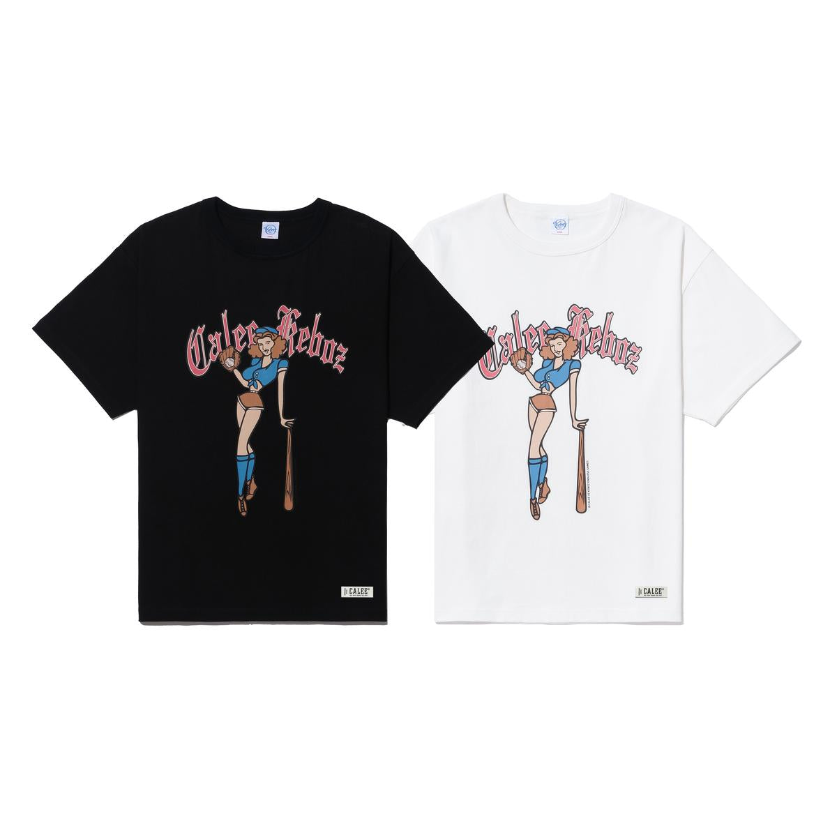 CALEE × KEBOZ PINUP GIRL S/S TEE