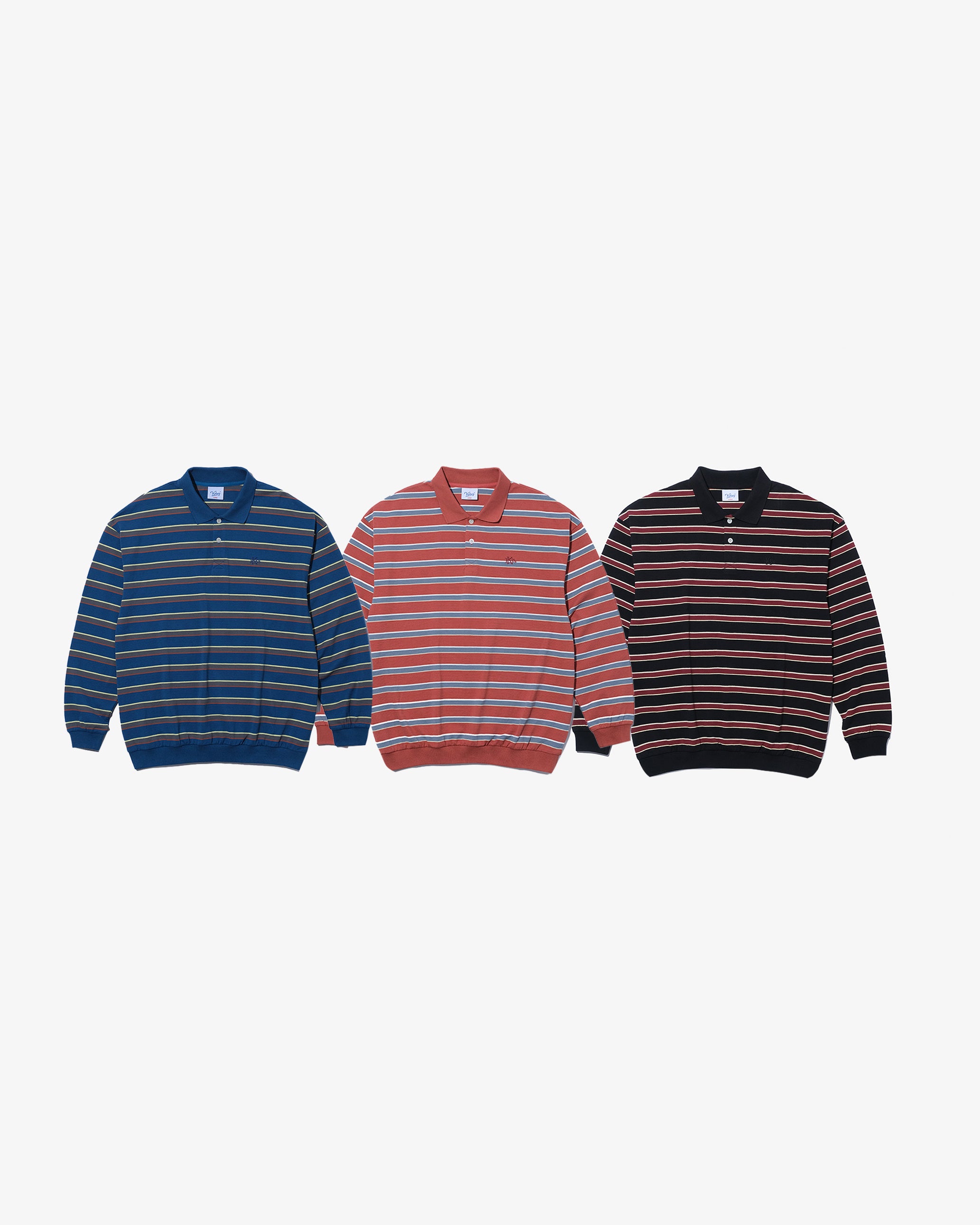 BORDER L/S POLO