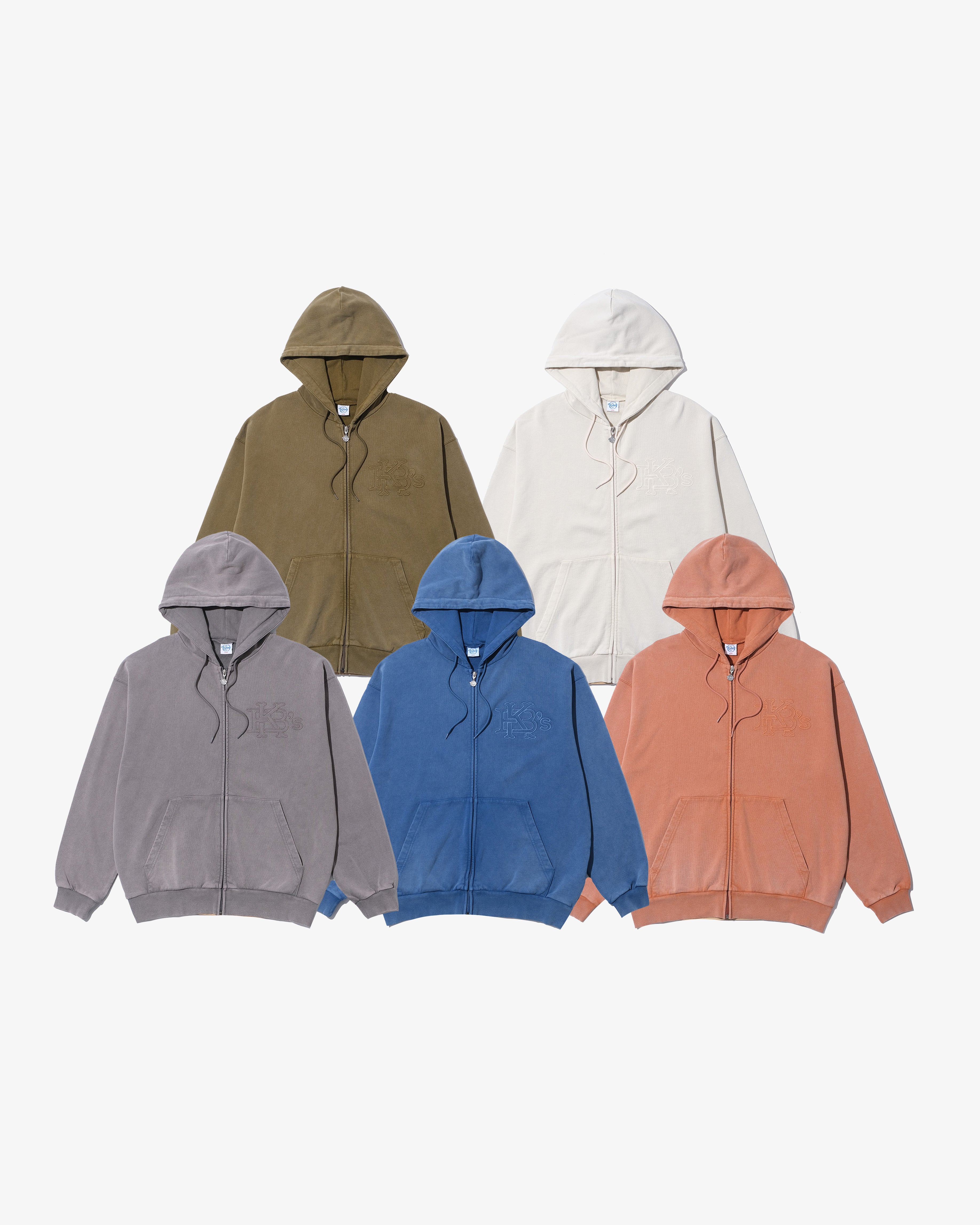 EFG GARMENT SWEAT FULL ZIP HOODIE